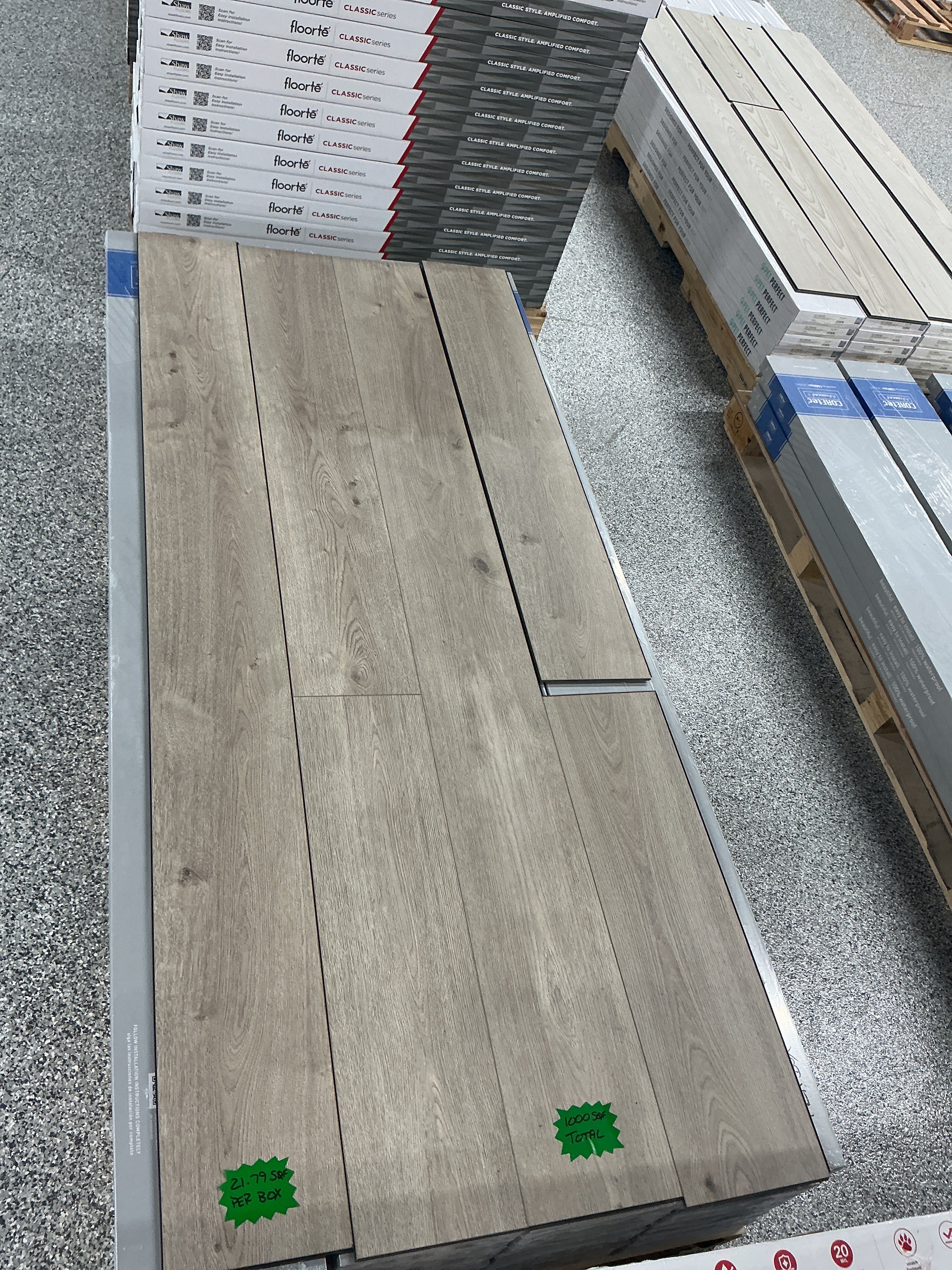 COREtec Advanced Waterproof Vinyl Plank Flooring – Color 07017 (UV67507017)