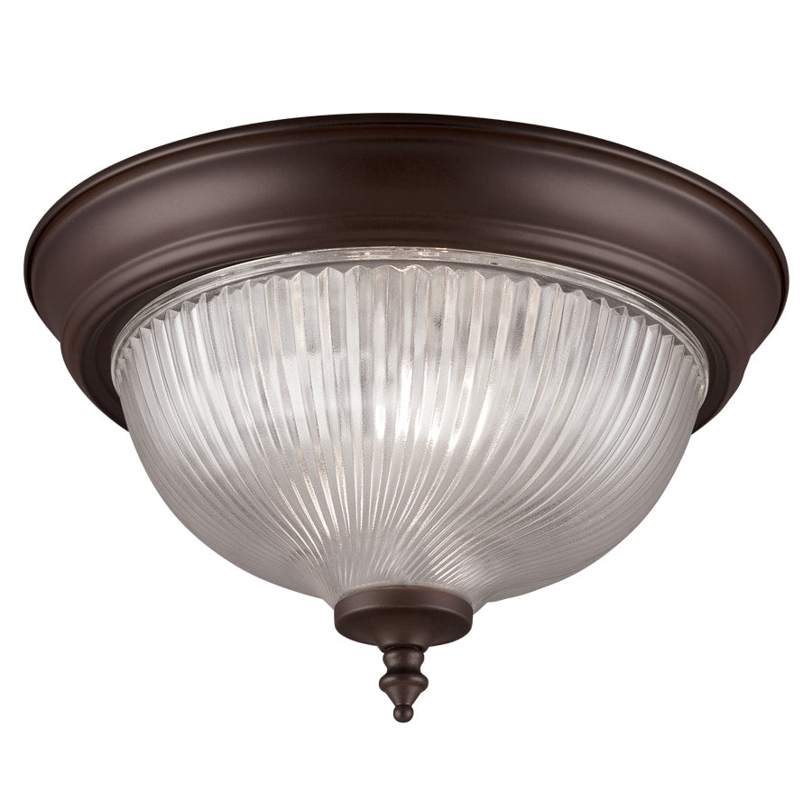 Project Source 1-Light Oil-Rubbed Bronze Led Flush Mount Light