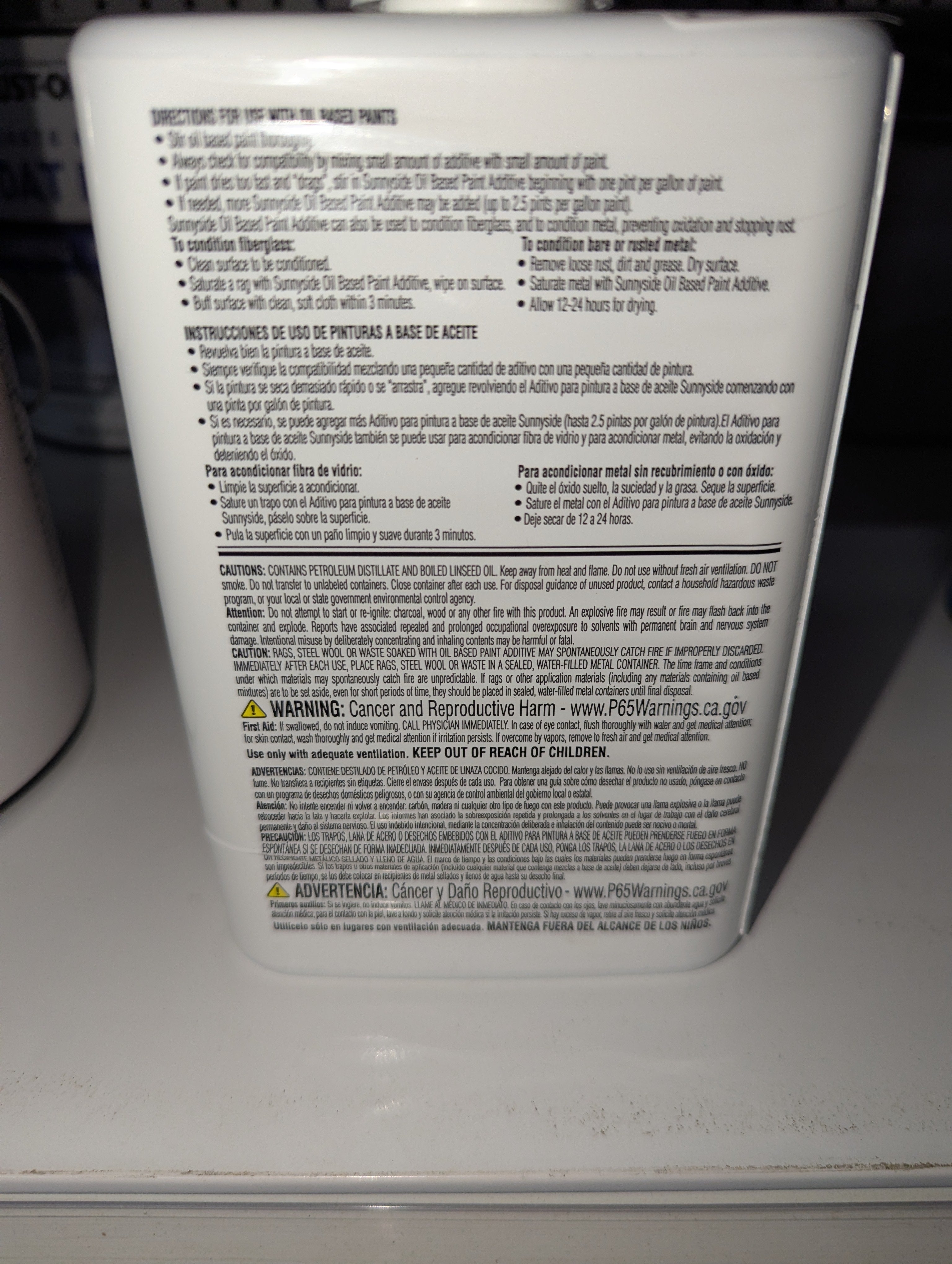 M1 oil based paint additive