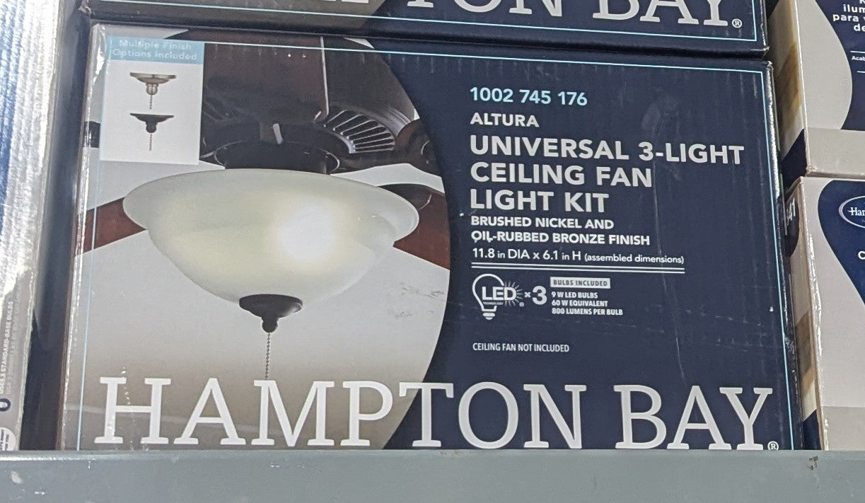 Hampton Bay Altura LED Universal Ceiling Fan Light Kit