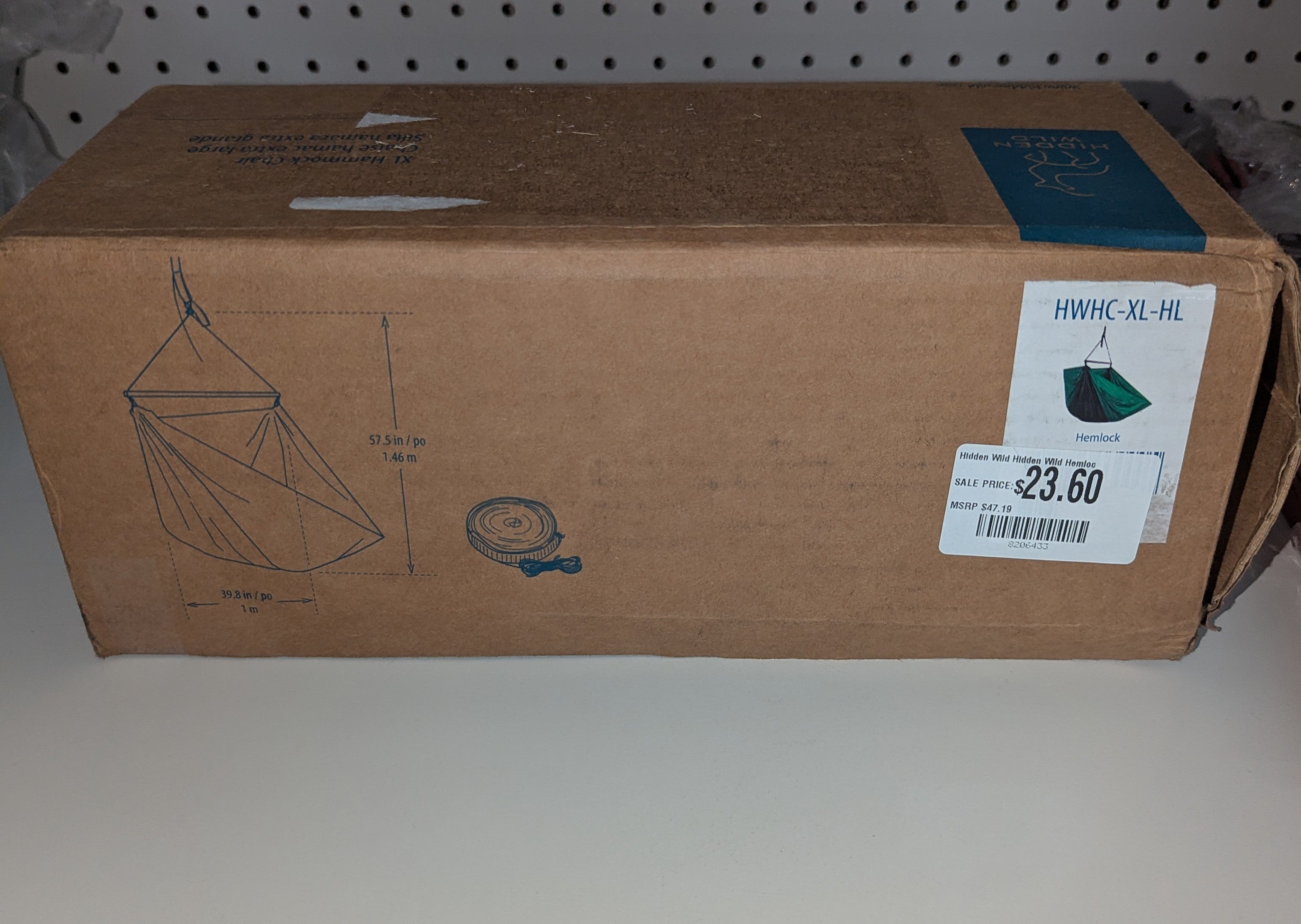 Hidden Wild Hidden Wild Hemlock XL Hammock Chair - 57.5 inch