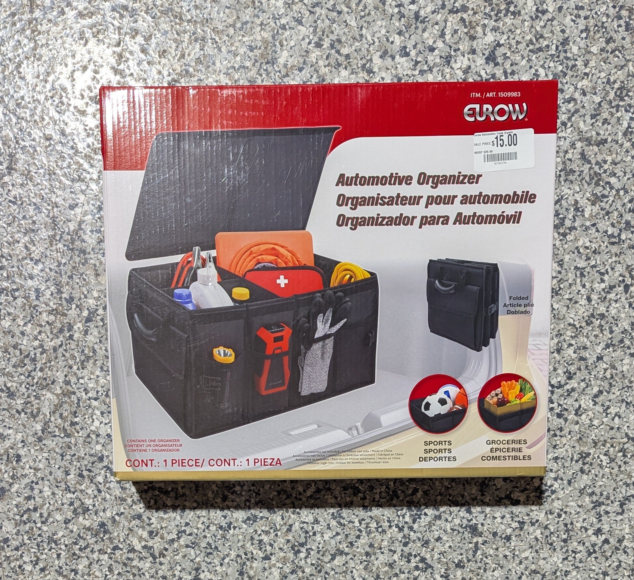 Eurow Automotive Trunk Organizer