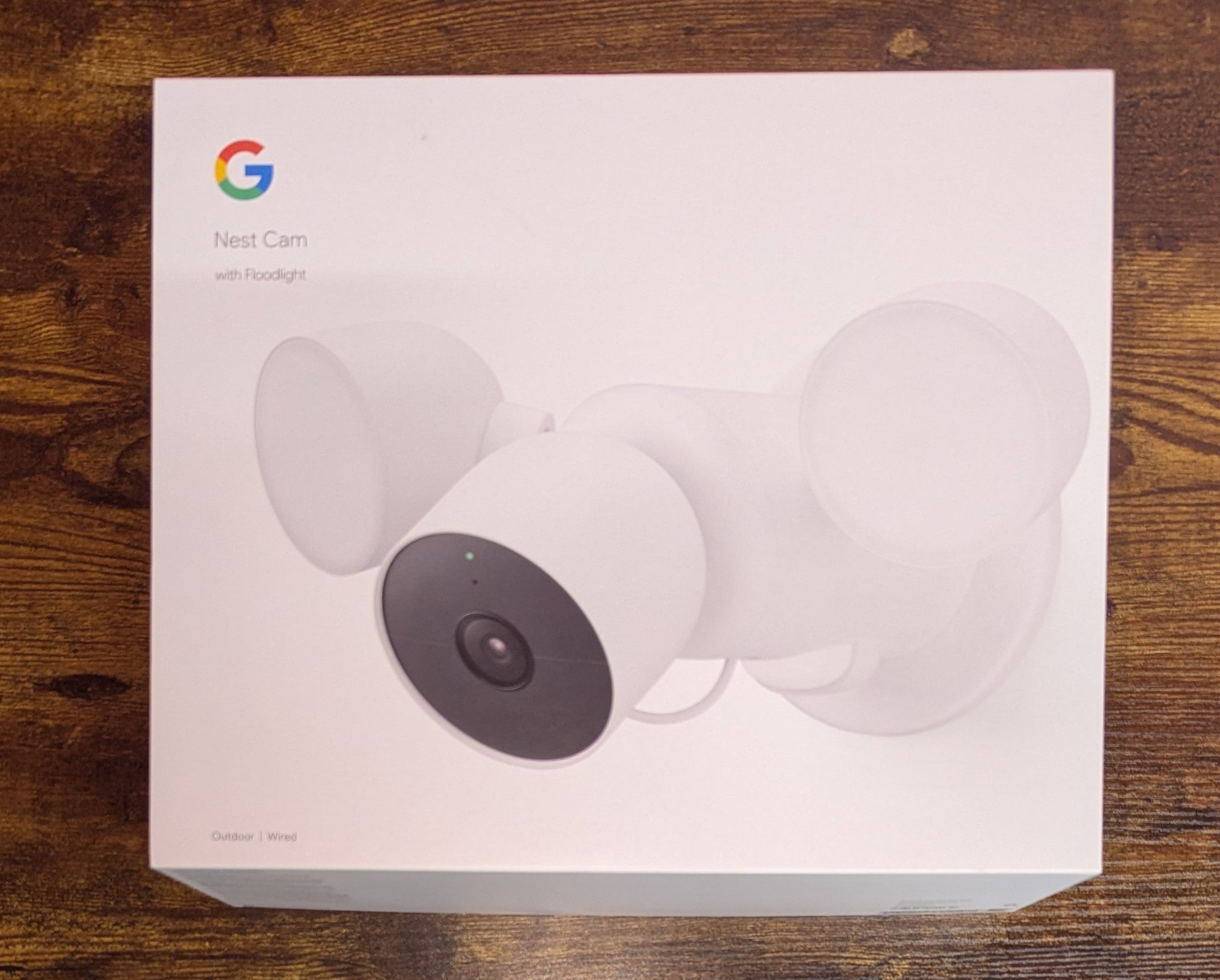 Google Nest Cam with Floodlight - Outdoor Wired Smart Security Camera