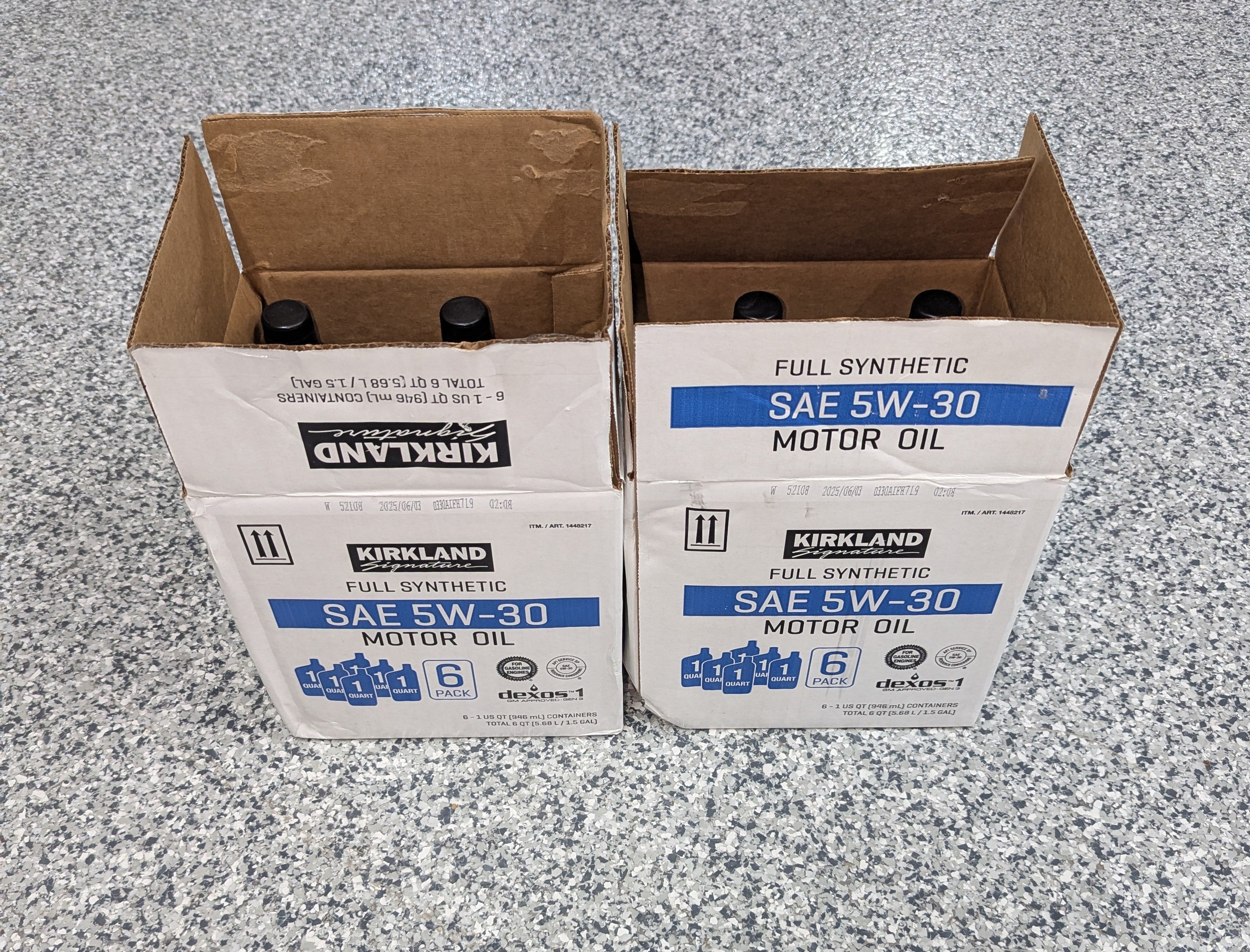 Kirkland Signature 5W-30 Full Synthetic Motor Oil 1-Quart, 12-pack