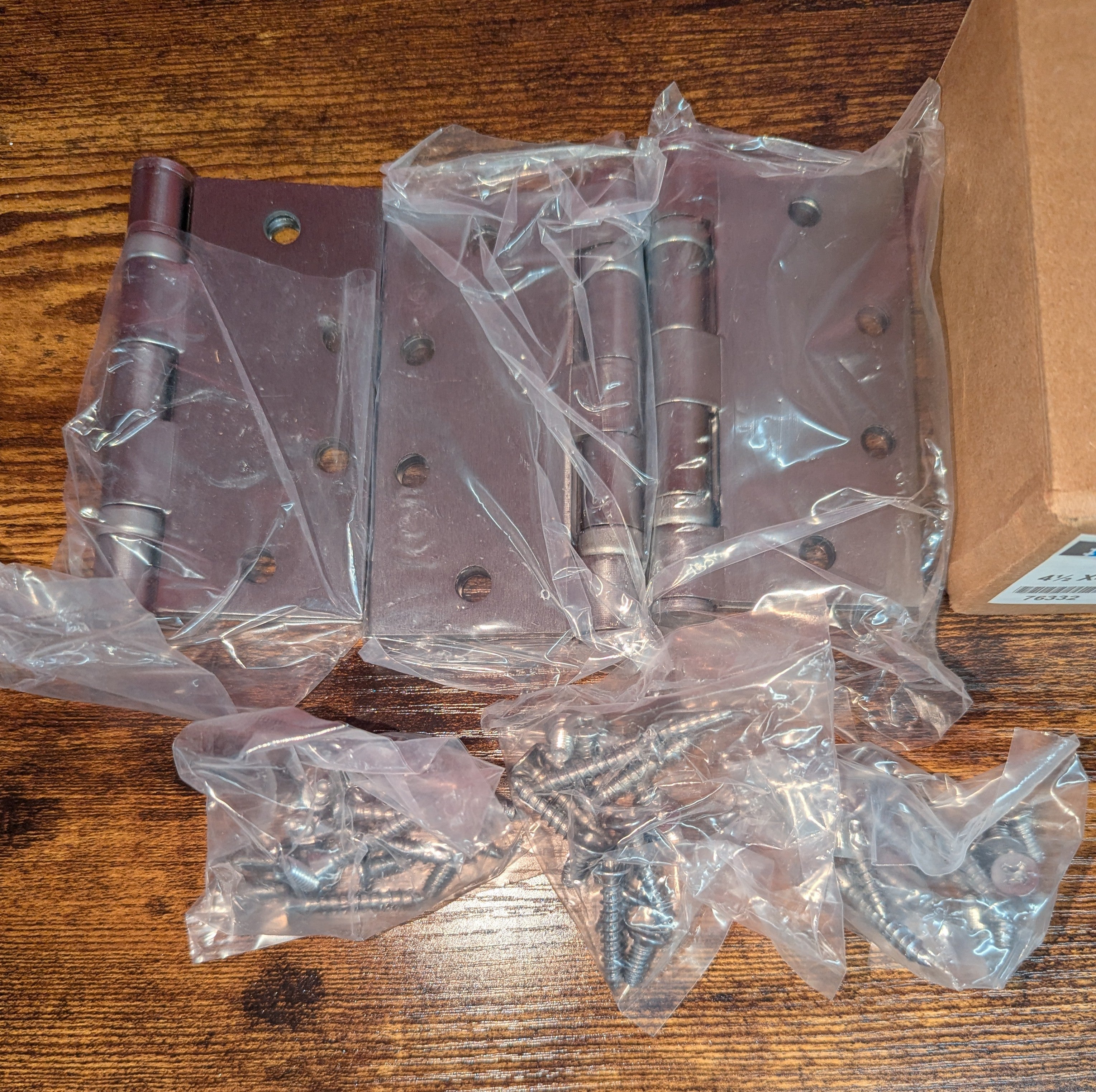 MPB79 4 1/2X4 1/2 26D Hinge, Steel (Pack of 3)