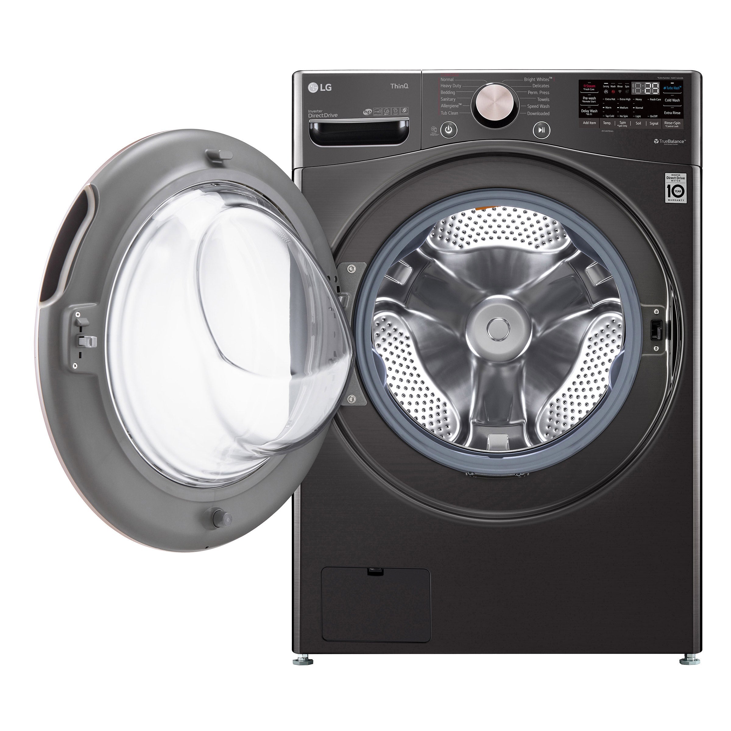 LG 4.5 cu. ft. Ultra Large Capacity Wi-Fi Enabled Front Load Washer with TurboWash 360° and Built-In Intelligence