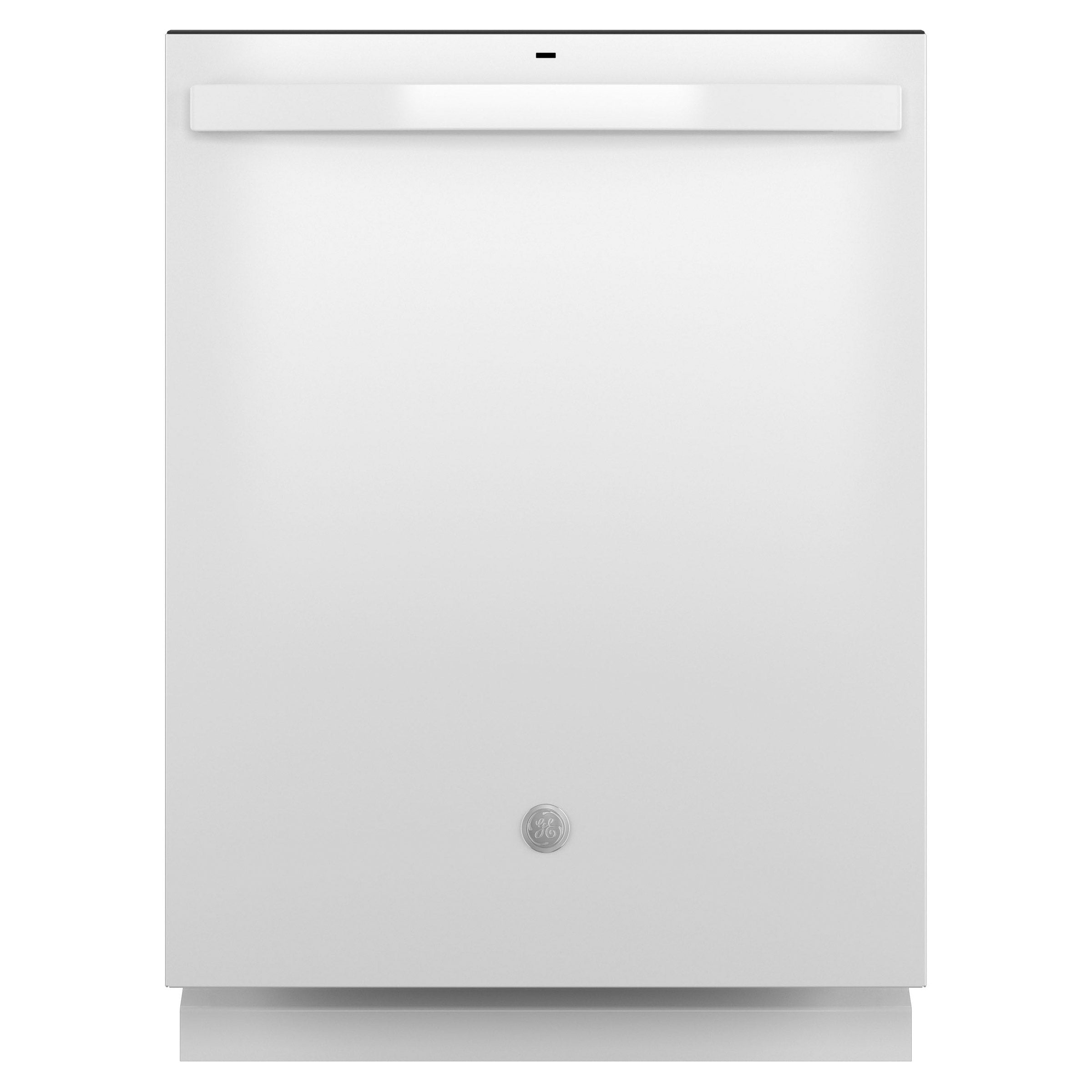 GE 52 dBa Top Control Dishwasher with Steam Sanitizing Cycle, Piranha Hard Food Disposer, Dry Boost (GDT550PGRWW)