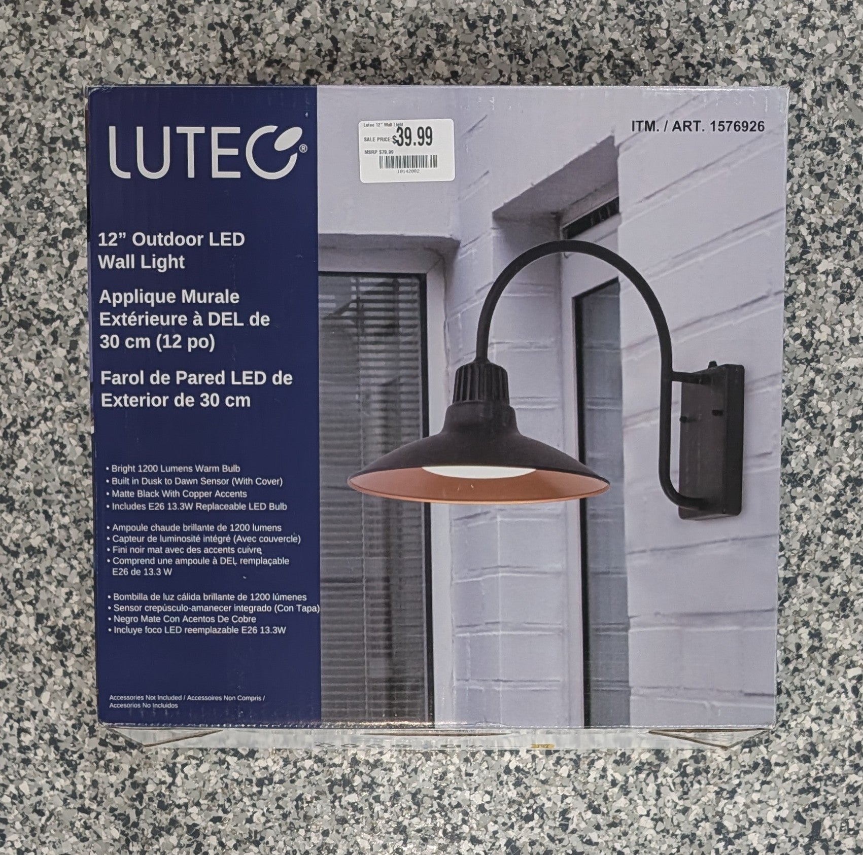 Lutec 12" Wall Light - Stu's Home Improvement Outlet