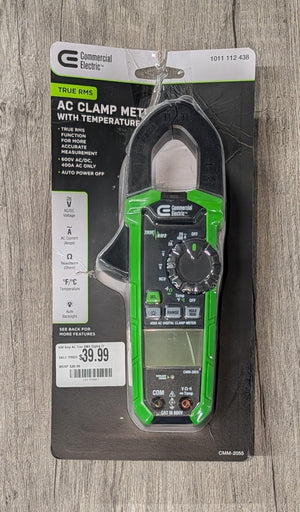 400 Amp AC True RMS Digital Clamp Meter with Temperature - Stu's Home Improvement Outlet