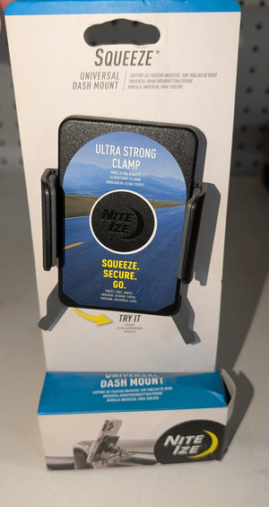Nite Ize Squeeze Black Ultra Strong SqueezeDash/Window Clamp Mount For Universal - Stu's Home Improvement Outlet