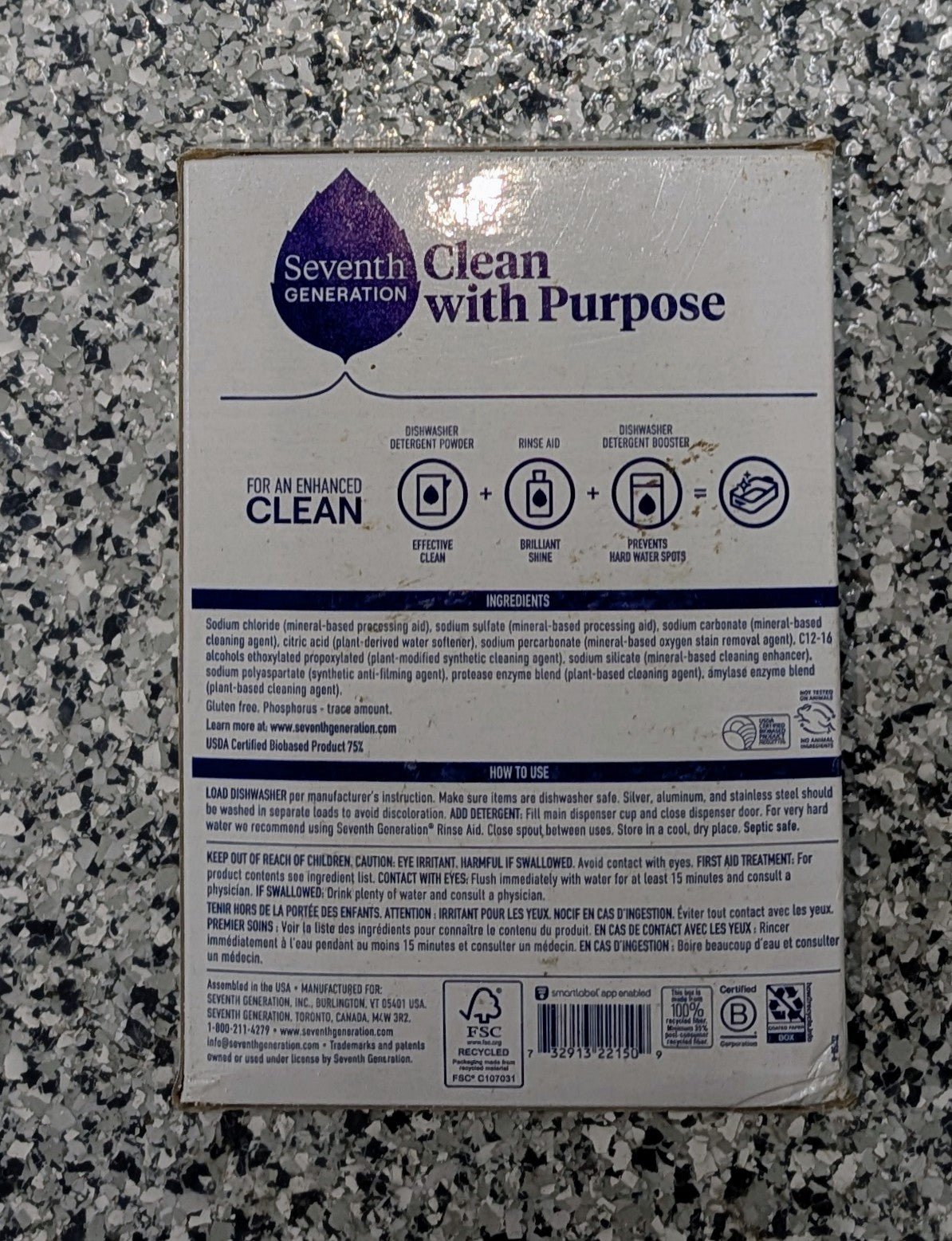 45 oz. Free and Clear Scent Automatic Dishwasher Powder - Stu's Home Improvement Outlet