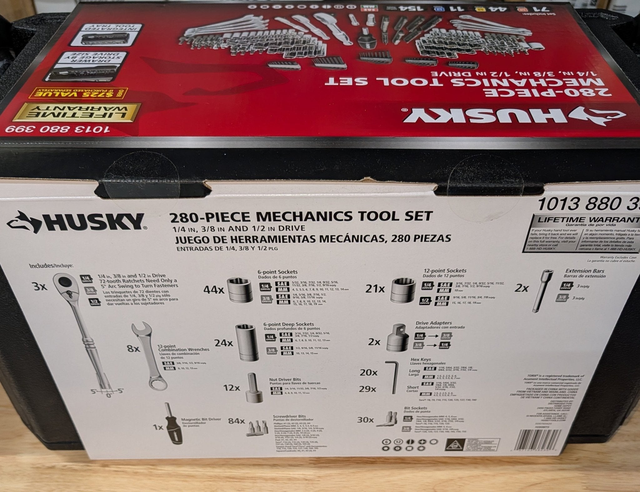 Husky Mechanics Tool Set (280 - Piece) - Stu's Home Improvement Outlet