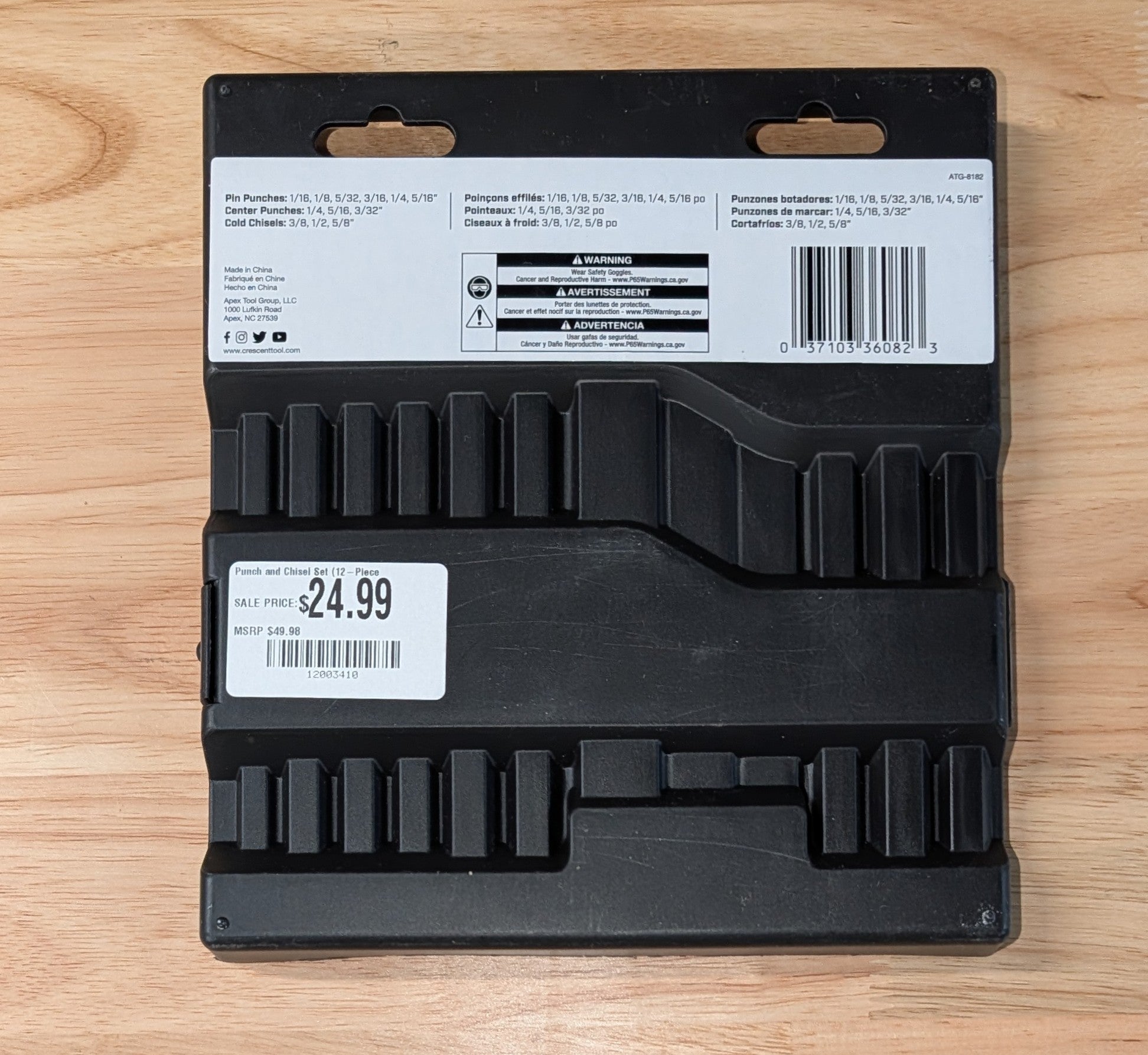 Punch and Chisel Set (12-Piece)