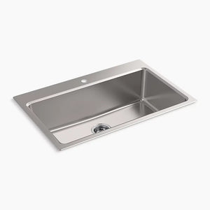 Kohler Provo 33" Dual Mount Single - bowl Workstation Kitchen Sink Kit (AS - IS) - Stu's Home Improvement Outlet