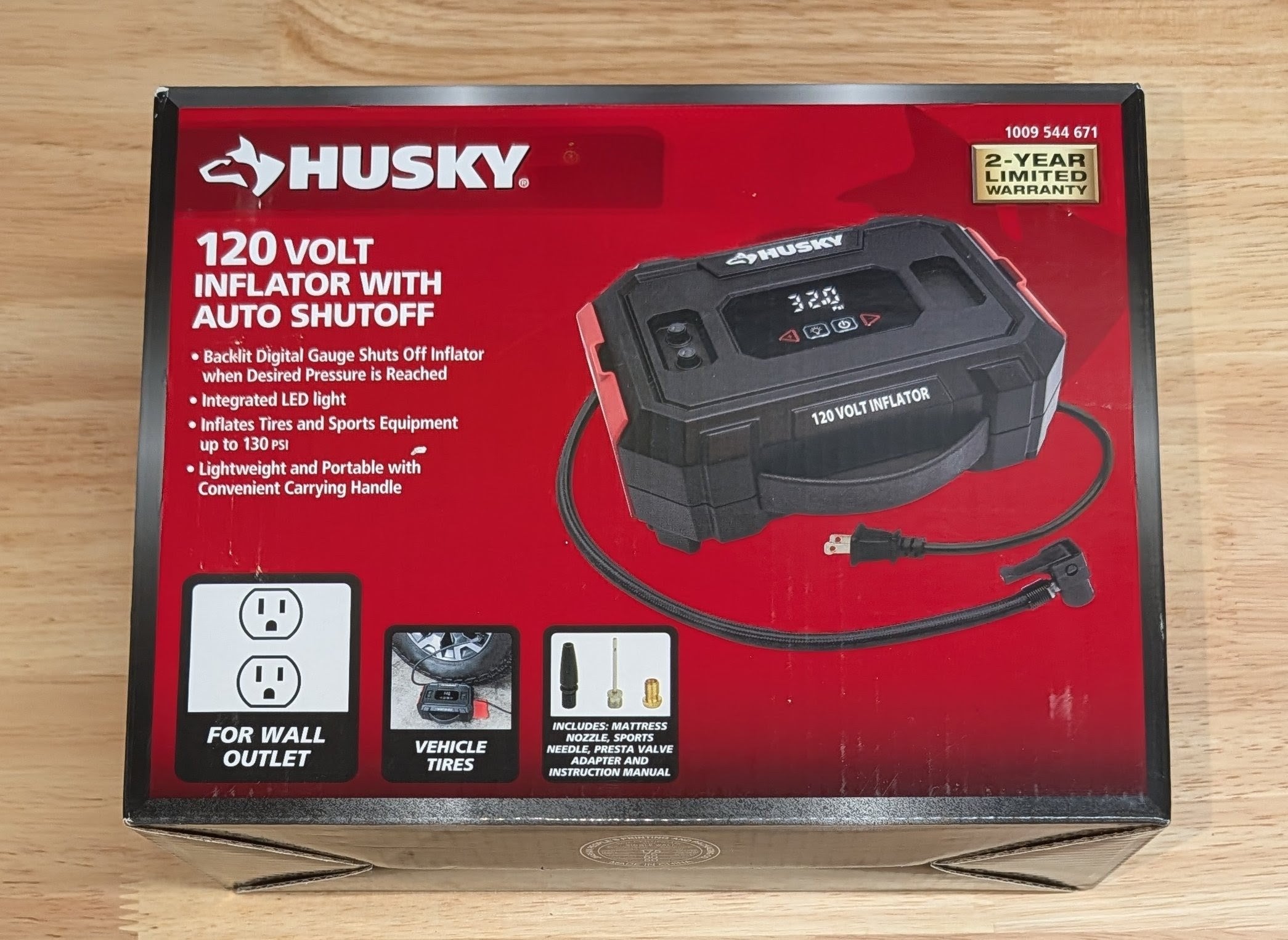 Husky 120 - Volt Inflator - Stu's Home Improvement Outlet