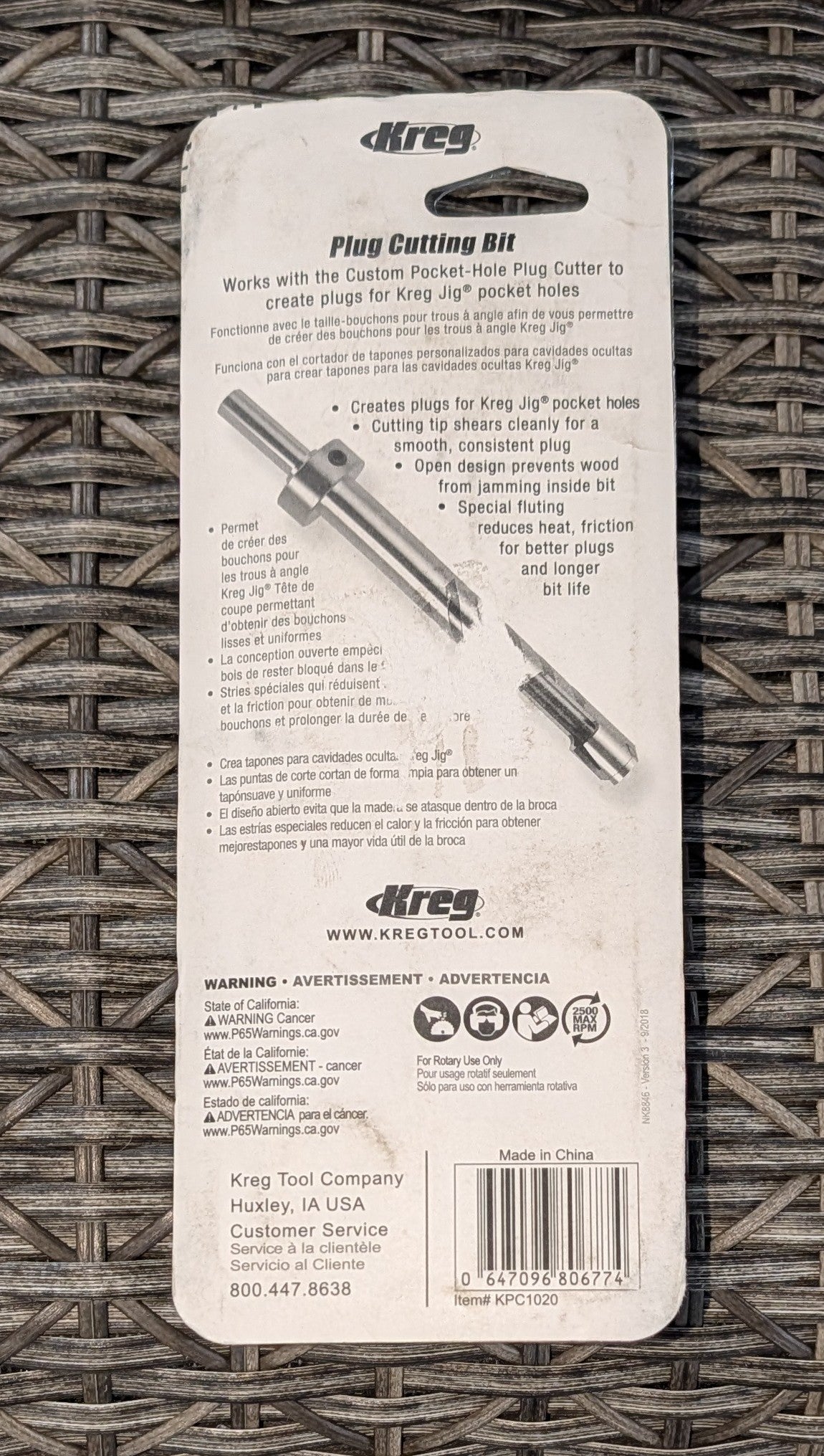 3/8 in. High Speed Steel Custom Plug Cutting Specialty Bit - Stu's Home Improvement Outlet