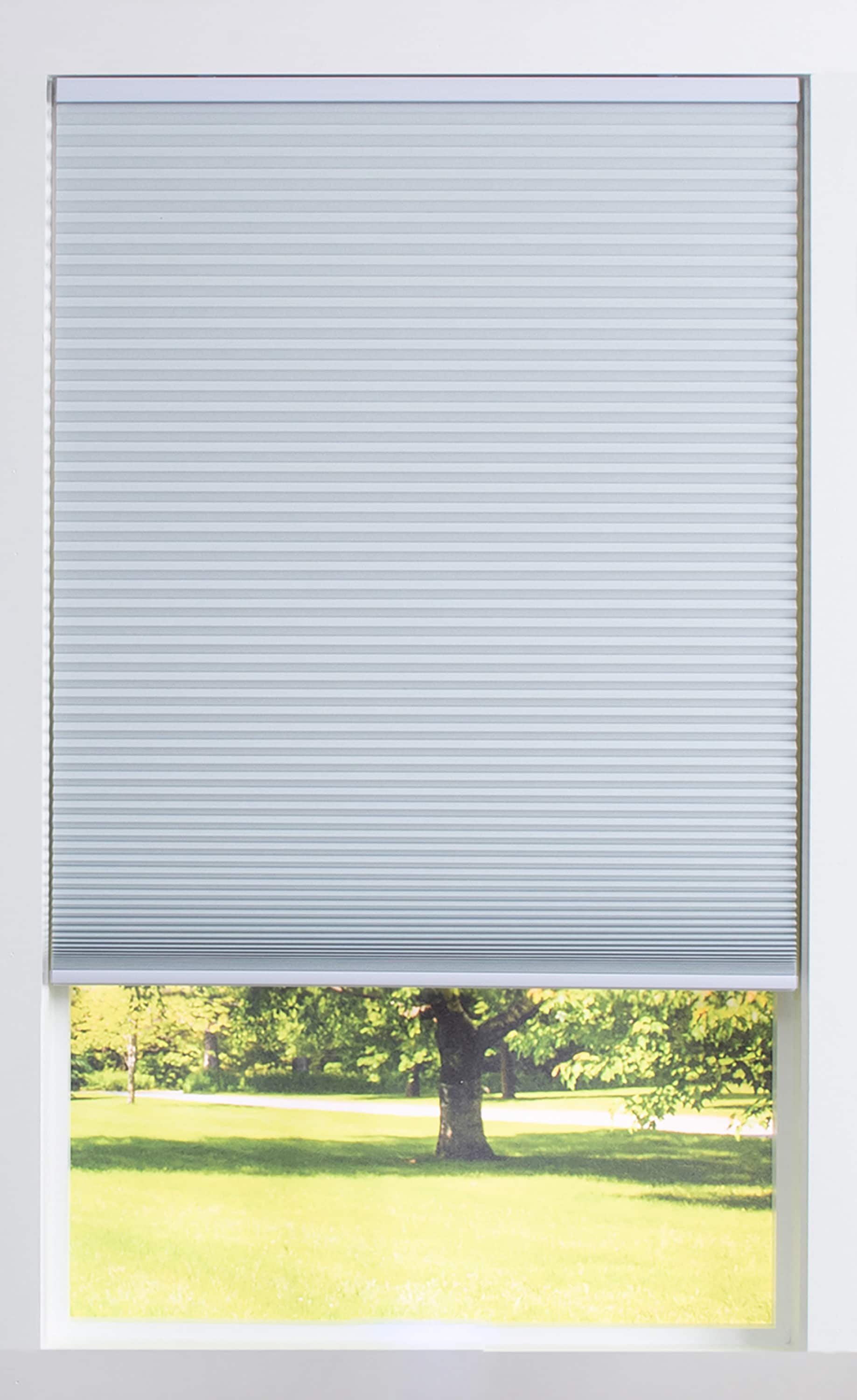 allen + roth 39-in x 64-in White Blackout Cordless Cellular shade
