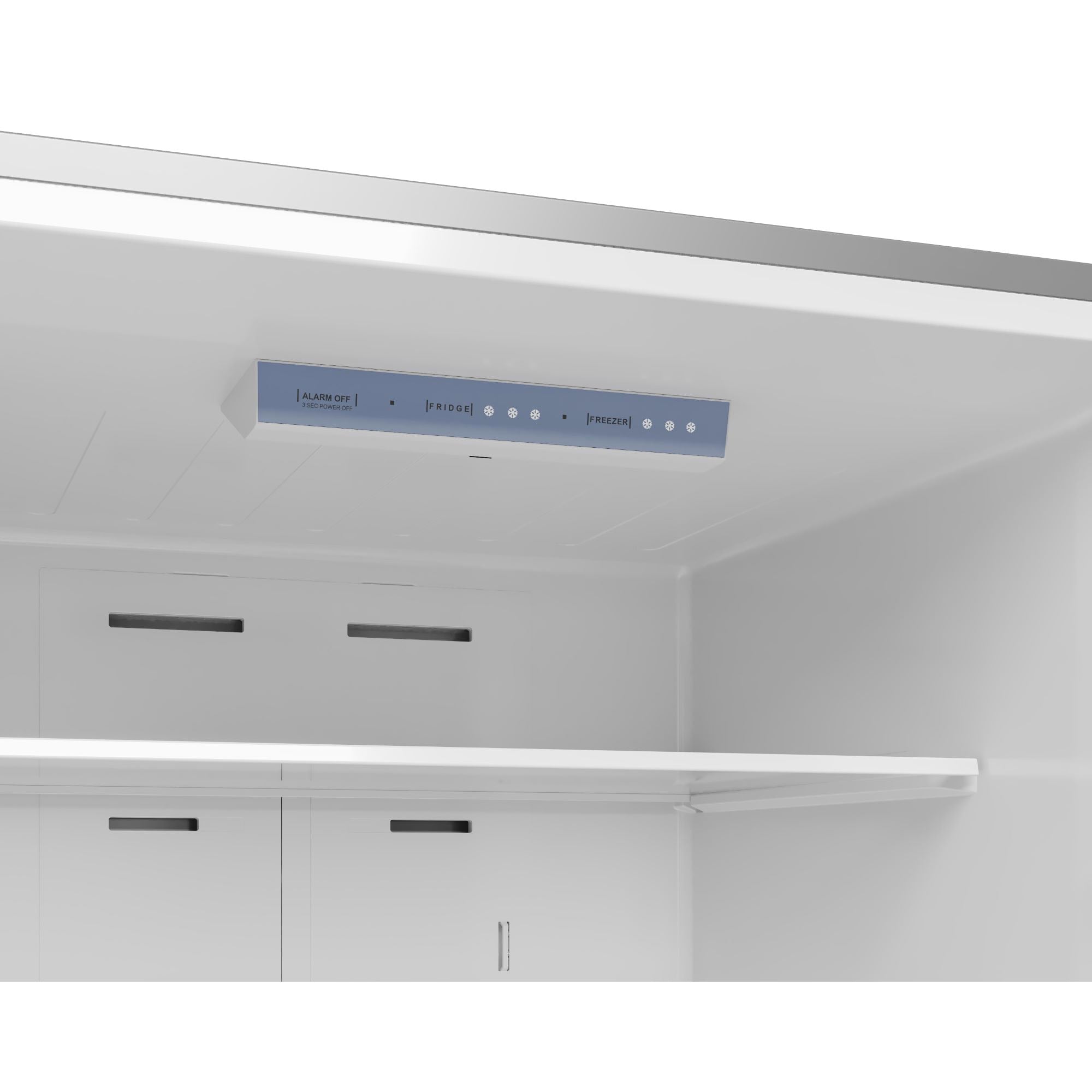 Midea 18.7 cu. ft. Bottom Mount Freezer Refrigerator (MRB19B7AST)