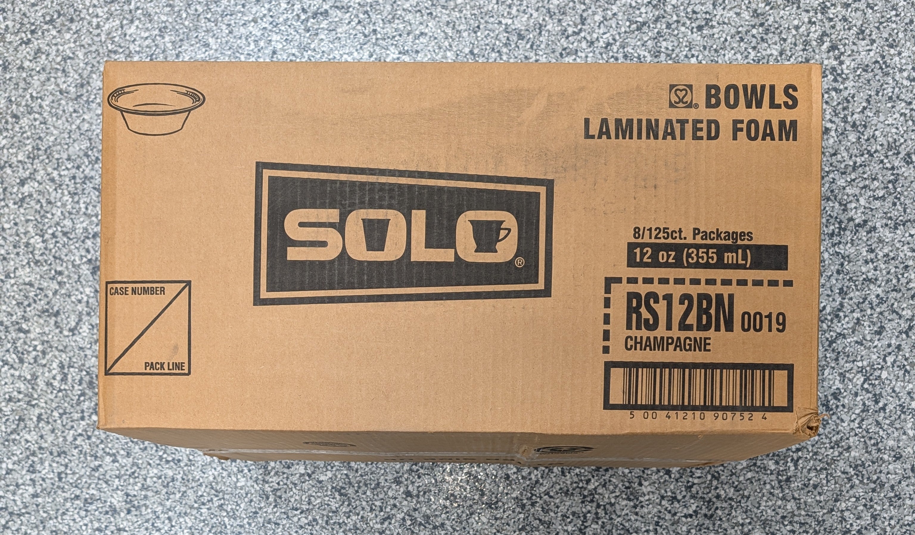 Solo 12 oz Laminated Foam Bowls 1000 count