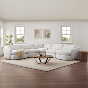 Holley 5 - piece Modular Fabric Sectional - Stu's Home Improvement Outlet