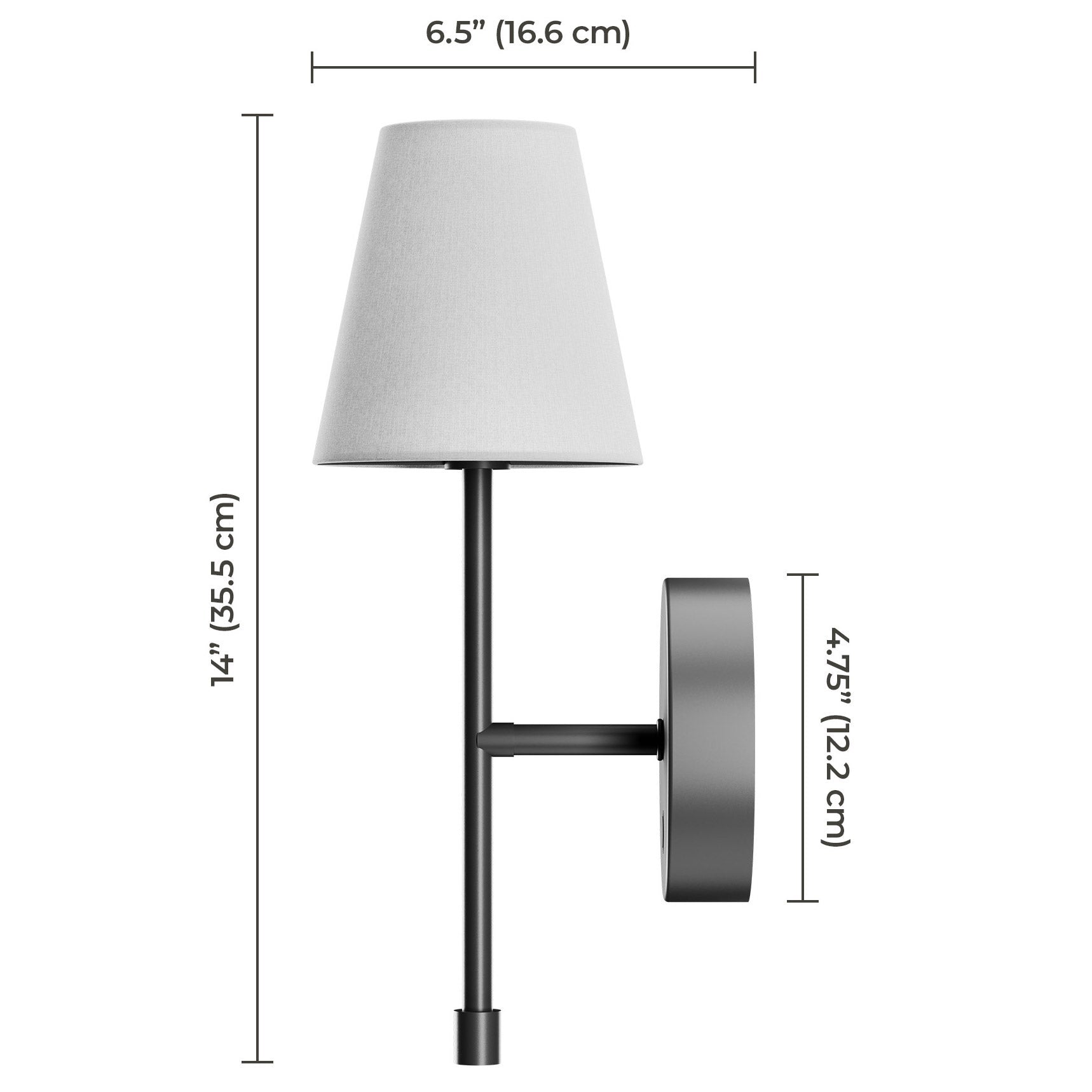Globe Electric Wireless Rechargeable LED Integrated Wall Sconce 2-pack
