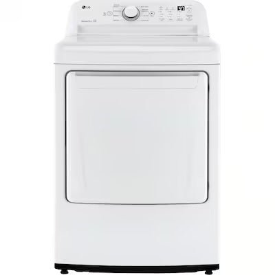 LG 7.3 Cu. Ft. Vented Electric Dryer in White with Sensor Dry (DLE7000W) - Stu's Home Improvement Outlet