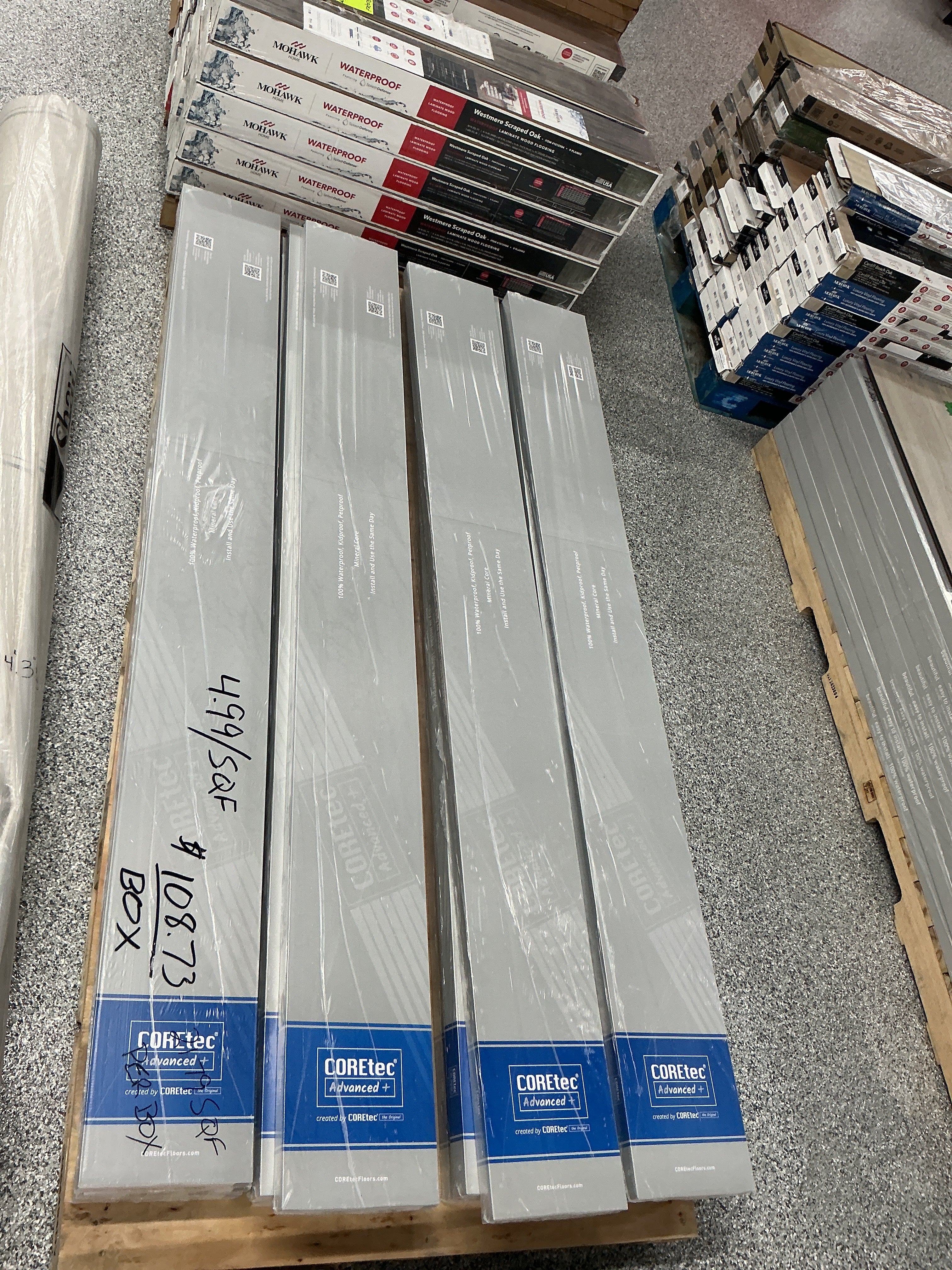 COREtec Advanced Waterproof Vinyl Plank Flooring – Color 07017 (UV67507017)