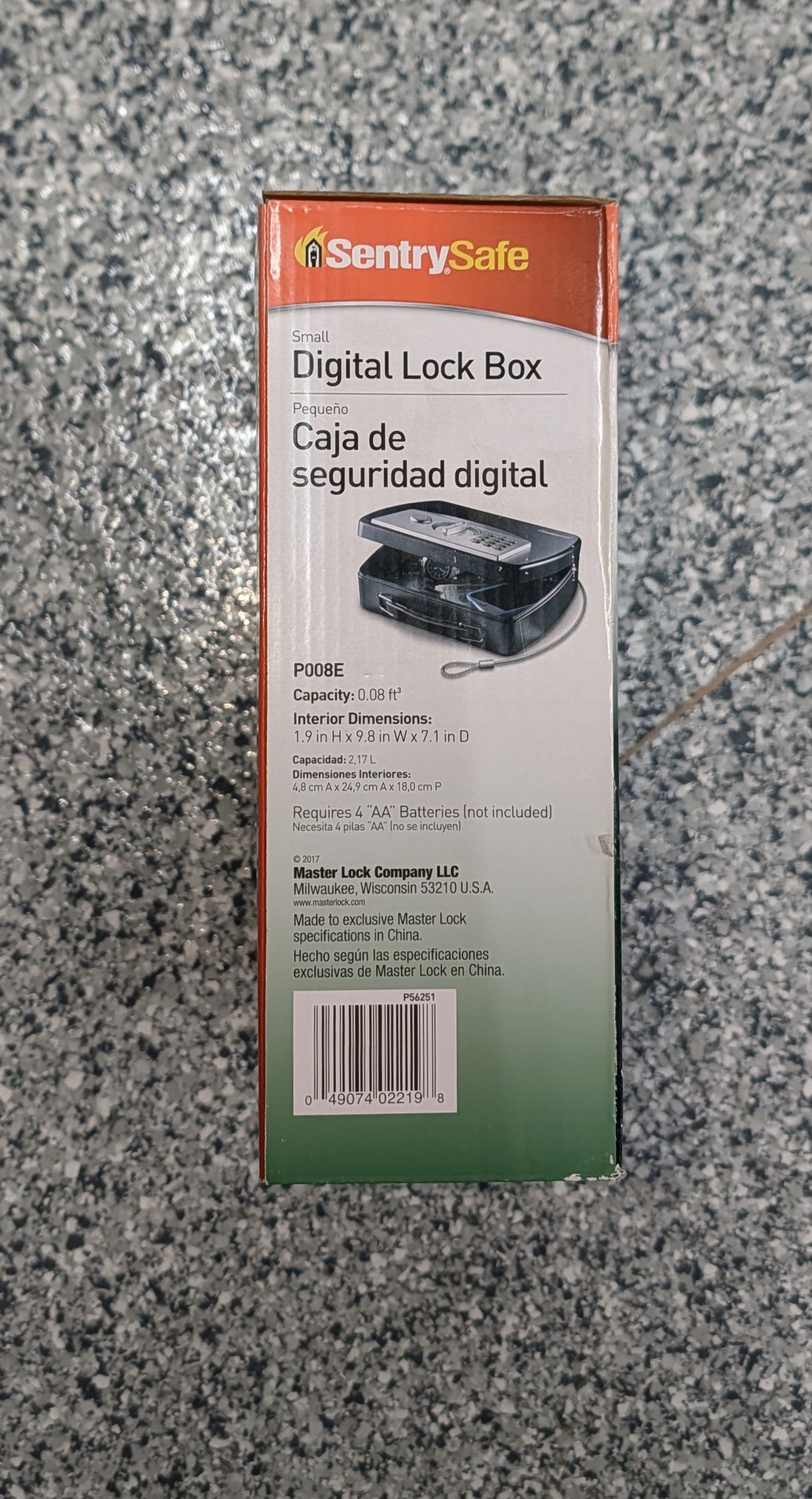 0.08 cu. ft. Portable Safe Box with Digital Lock