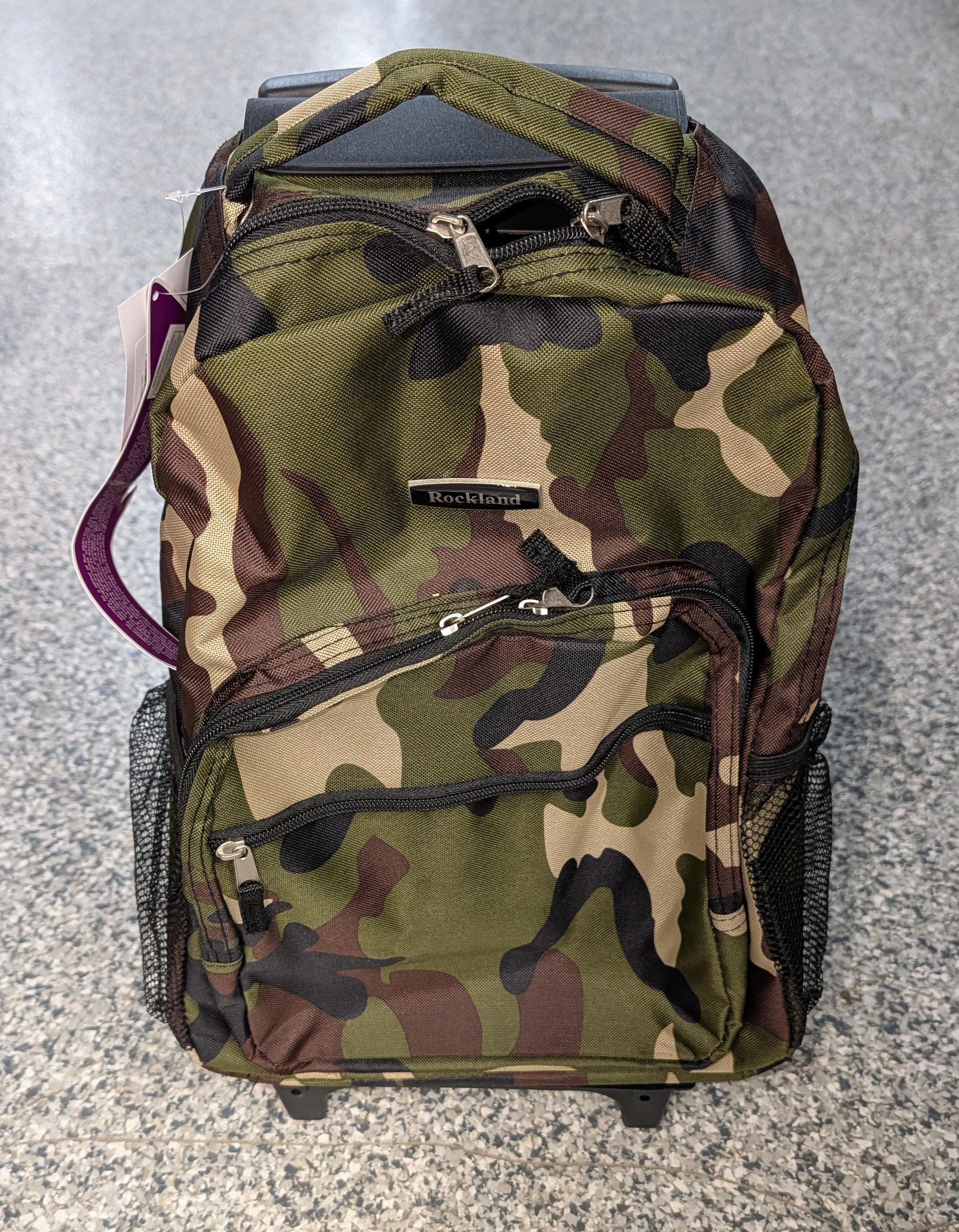 Roadster 17 in. Rolling Backpack, Camo