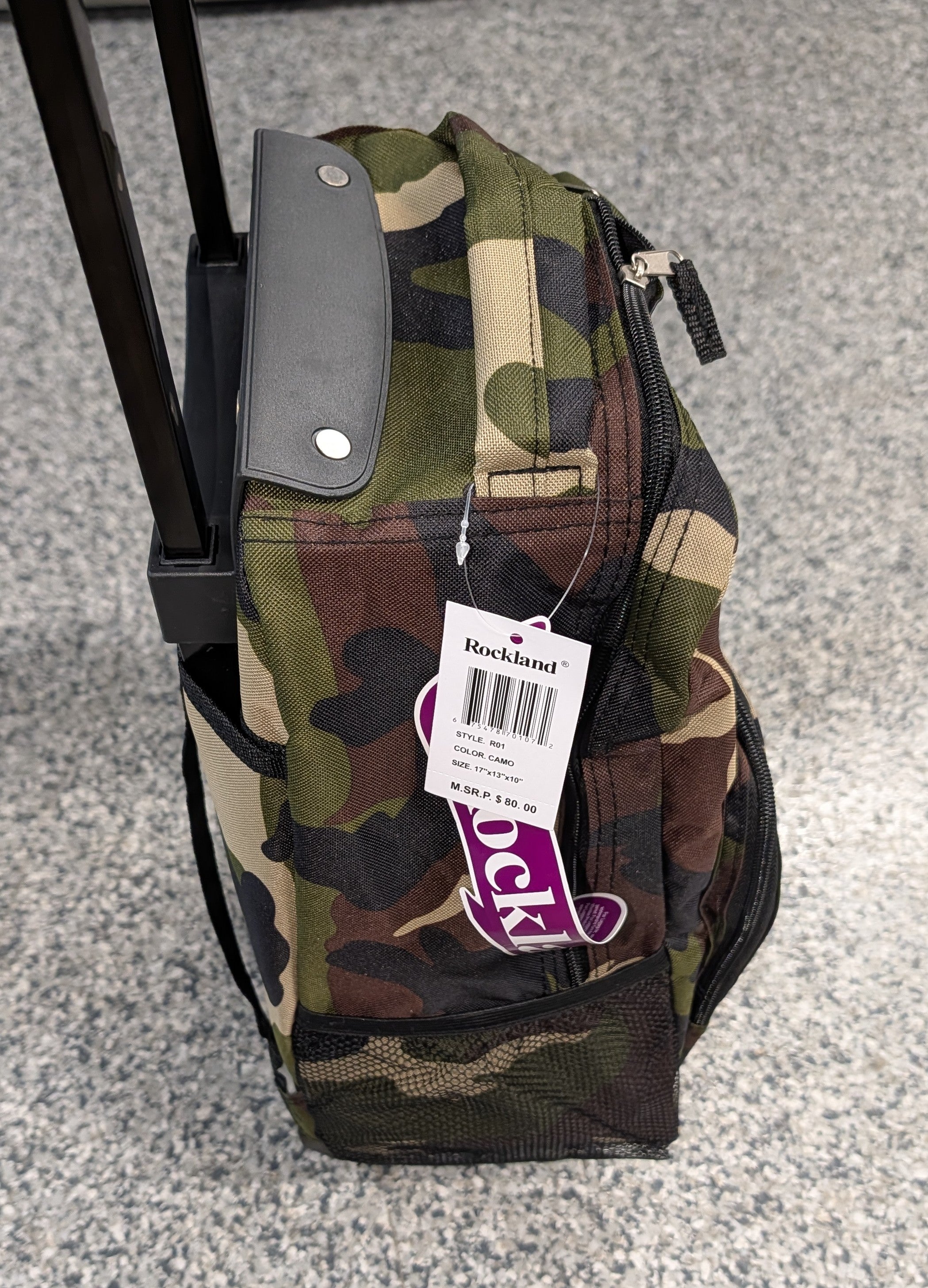 Roadster 17 in. Rolling Backpack, Camo