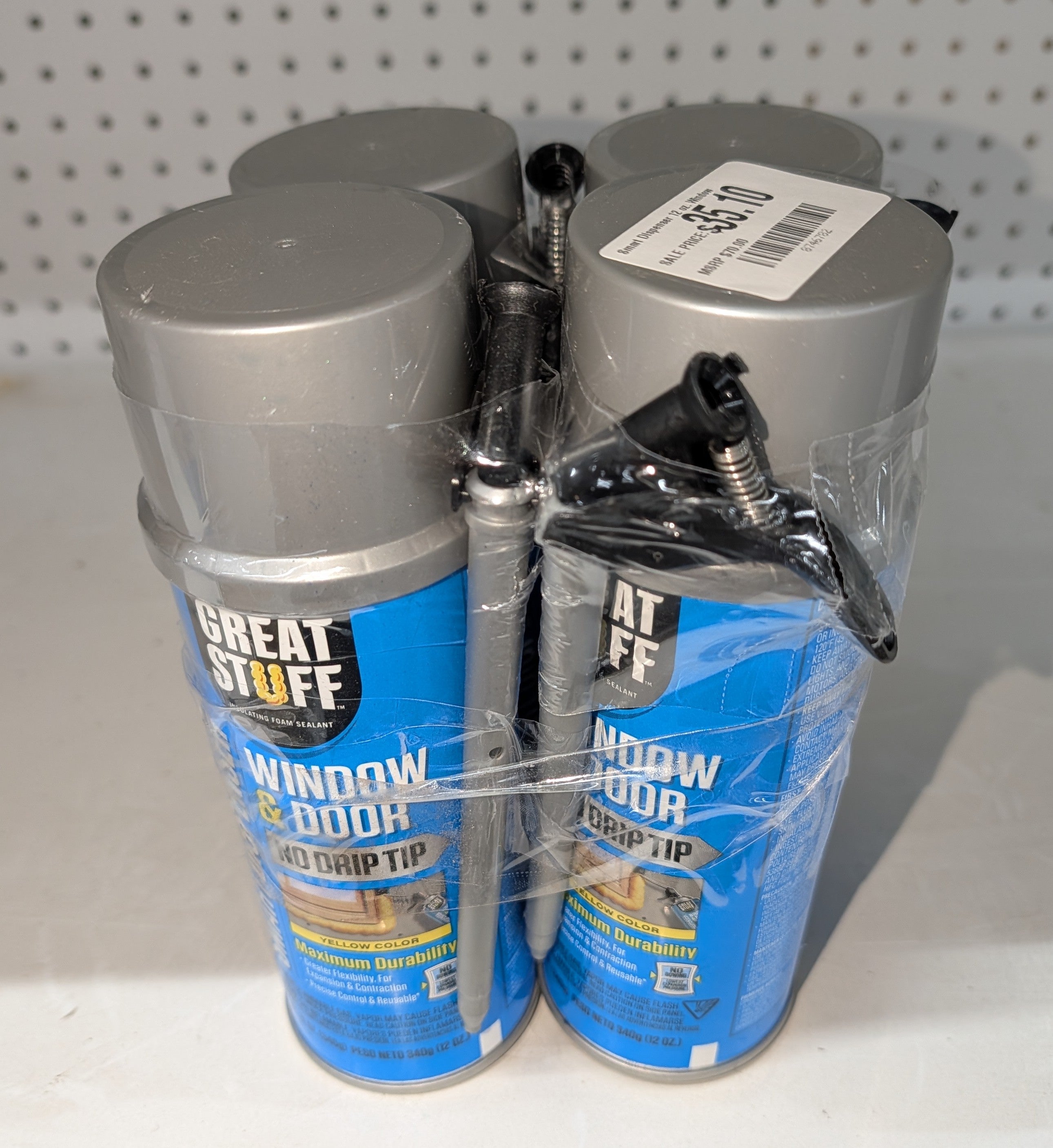 Smart Dispenser 12 oz. Window and Door Insulating Spray Foam Sealant (4 Pack)