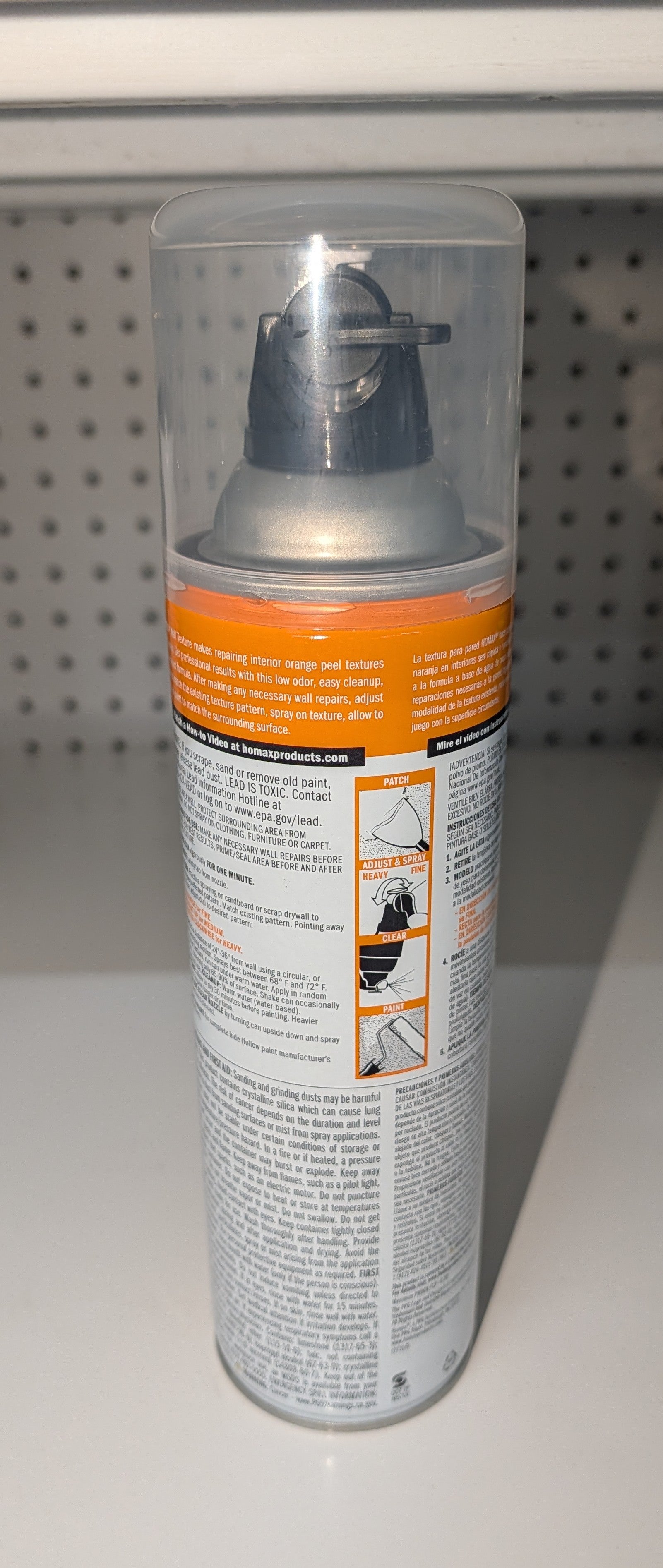 Homax 20 oz. Wall Orange Peel Low Odor Water Based Texture Spray Paint