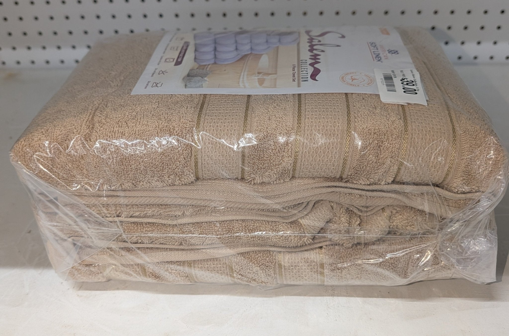 Luxury Salem Collection, 6 Piece Bath Towel Set, Sand Taupe - Stu's Home Improvement Outlet