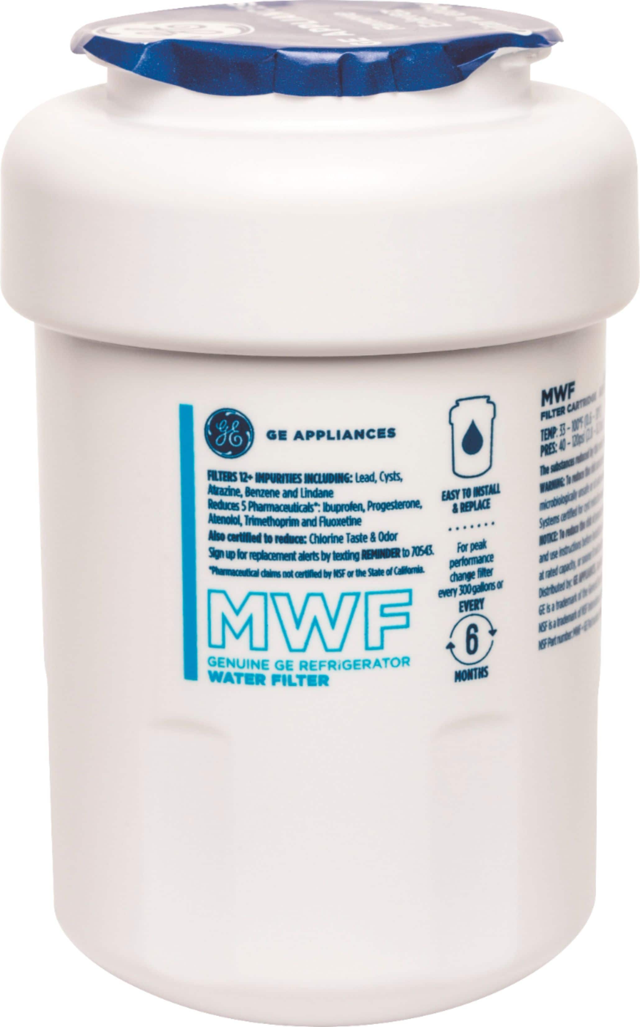 Replacement Water Filter for Select GE Side-by-Side and Bottom-Freezer Refrigerators - Multi