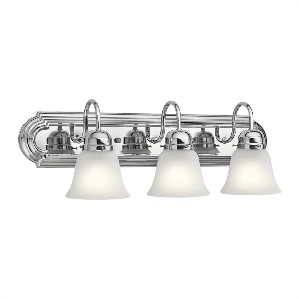 Kichler 24-in 3-Light Chrome Traditional Vanity Light