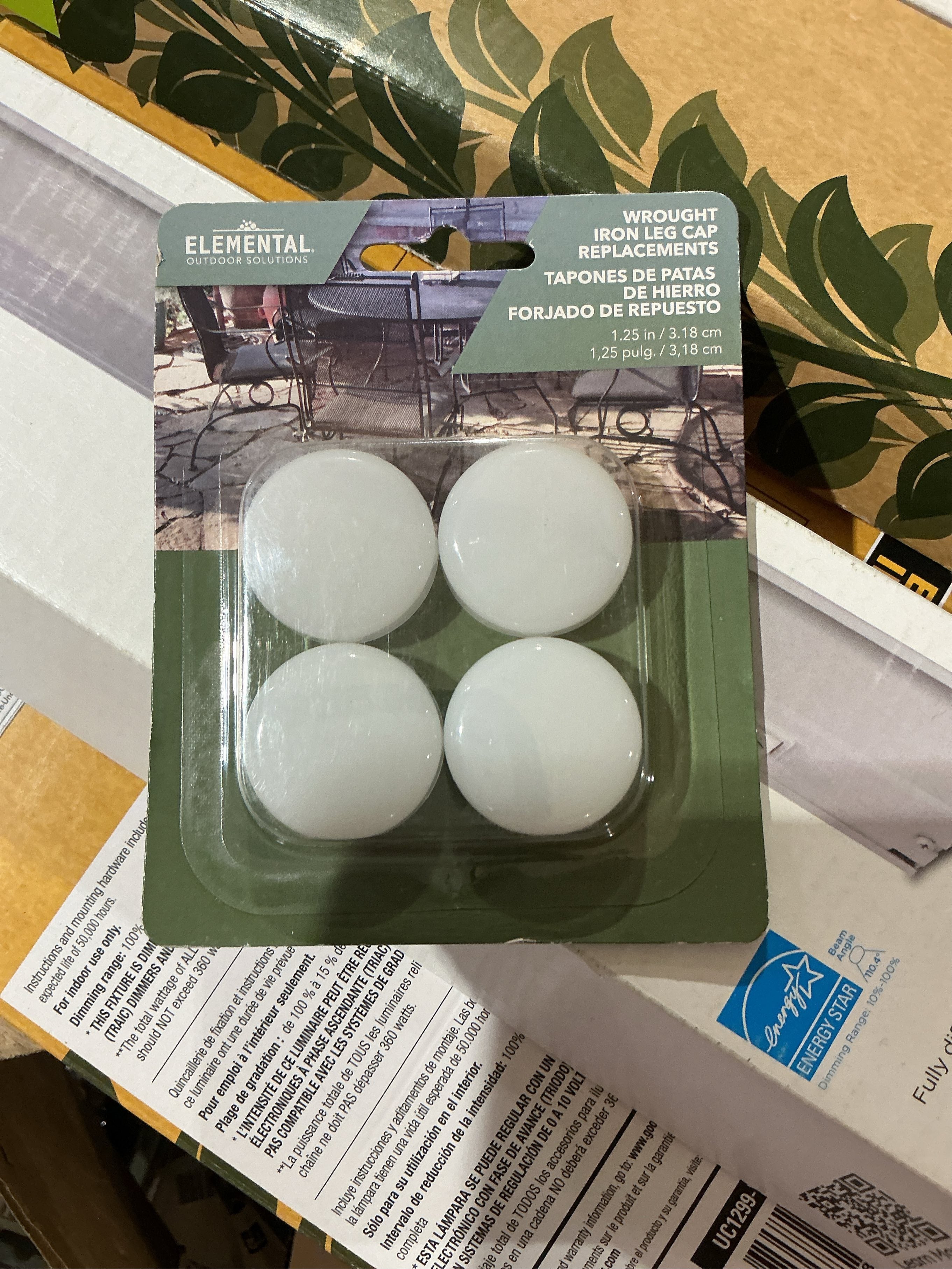 Elemental. Iron leg caps