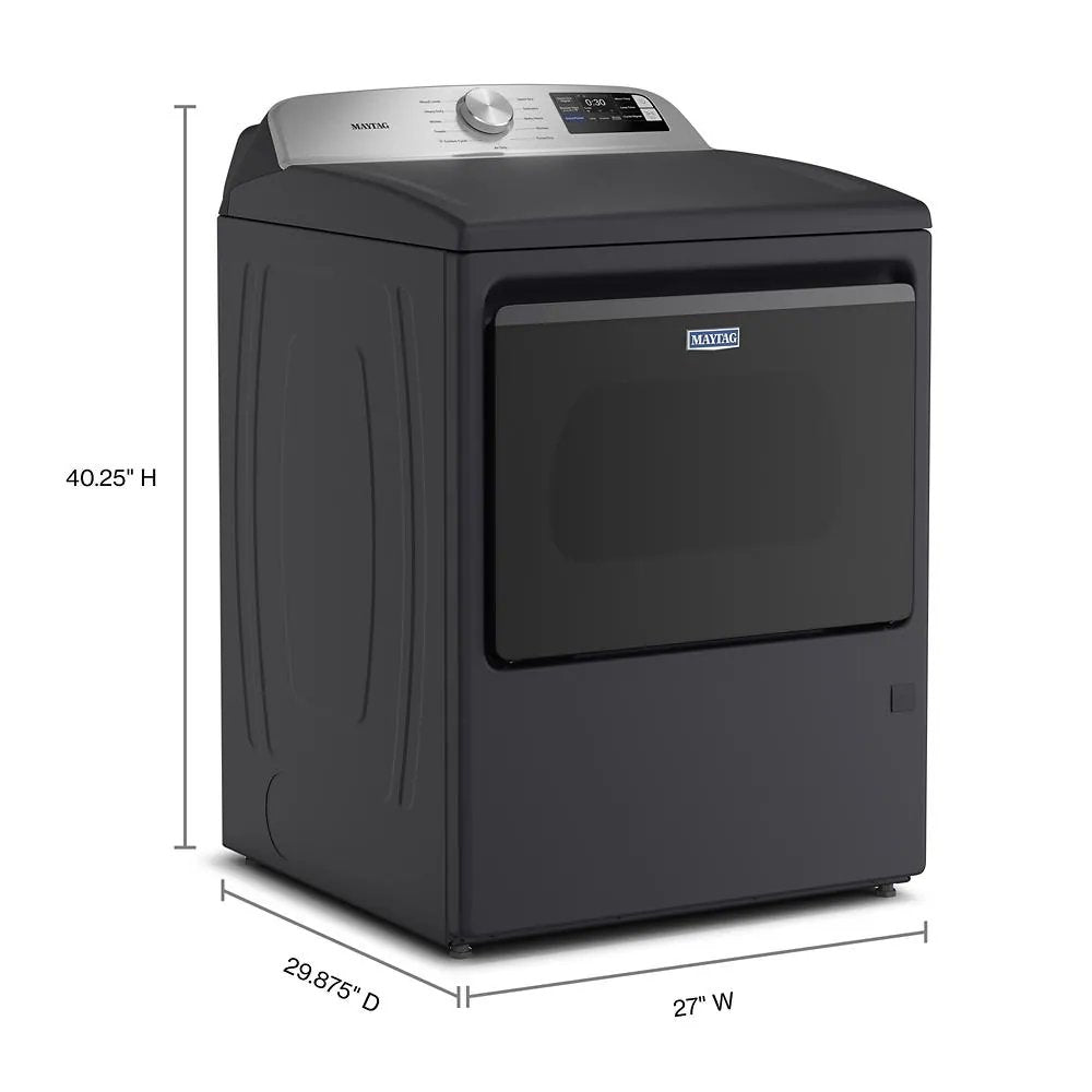 Maytag Extra Power 7.4-cu ft Vented Gas Dryer ( Midnight Steel )