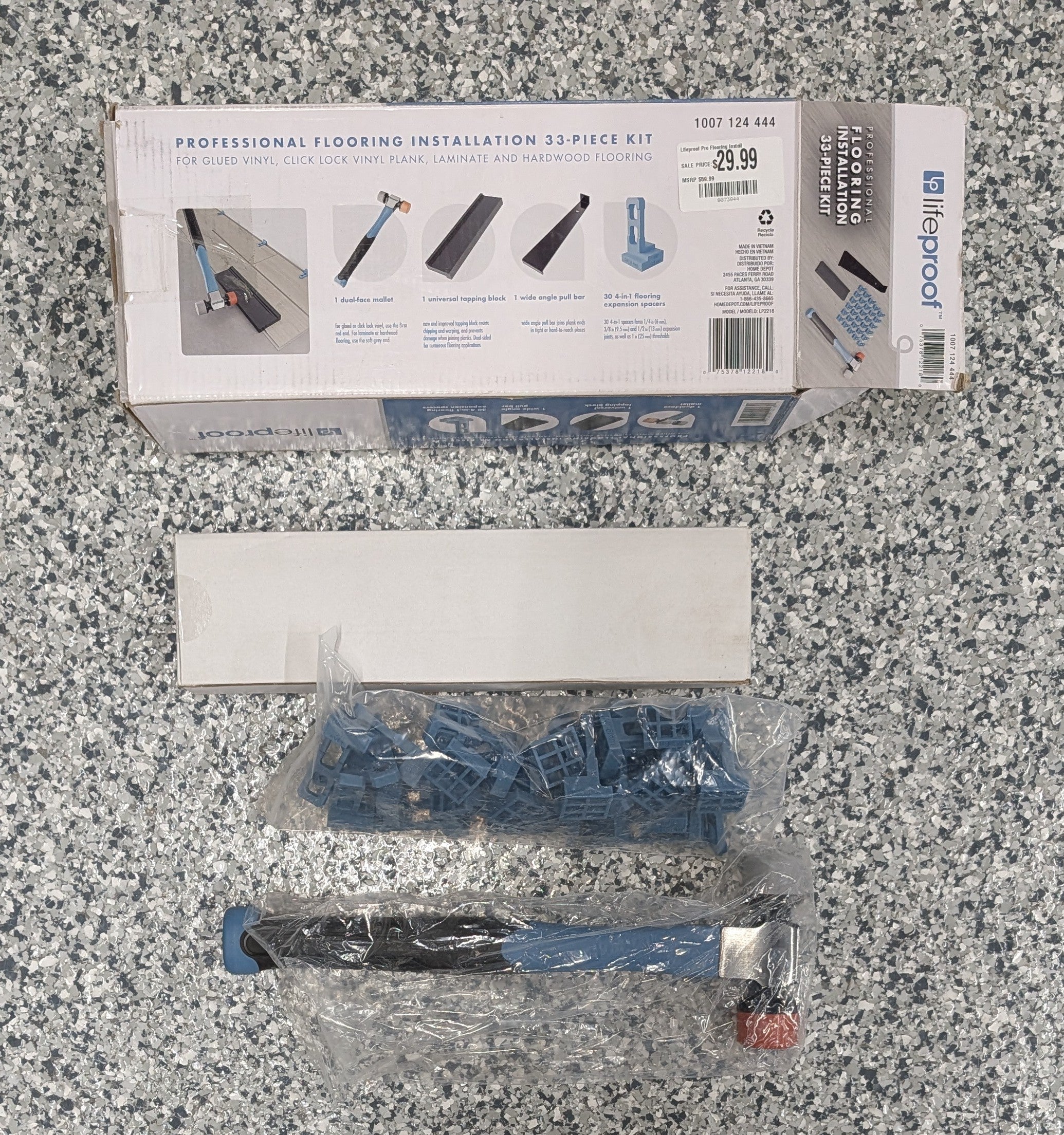 Lifeproof Pro Flooring Installation Kit for Hardwood, Laminate and Vinyl