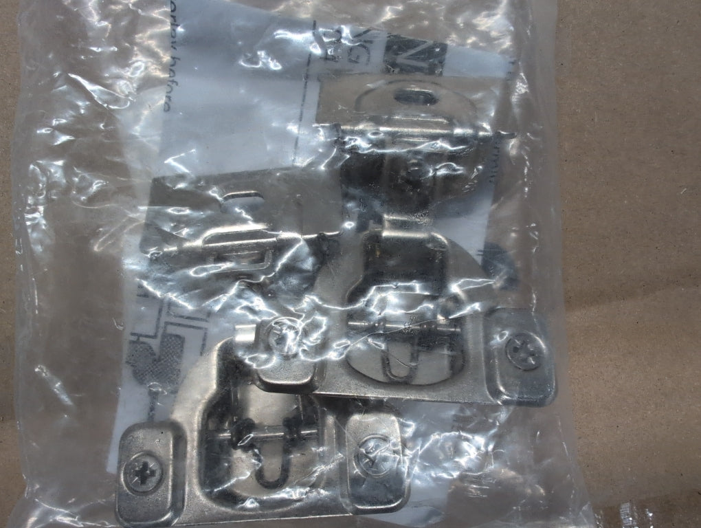 (2-Pack) Compact Series 35 mm Spring Closing 3/4 in. Overlay for Face Frame Cabinet Wrap-around Hinge