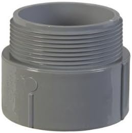 Cantex Pvc Male Terminal Adapter Threaded 2 " Ul Schedule 40