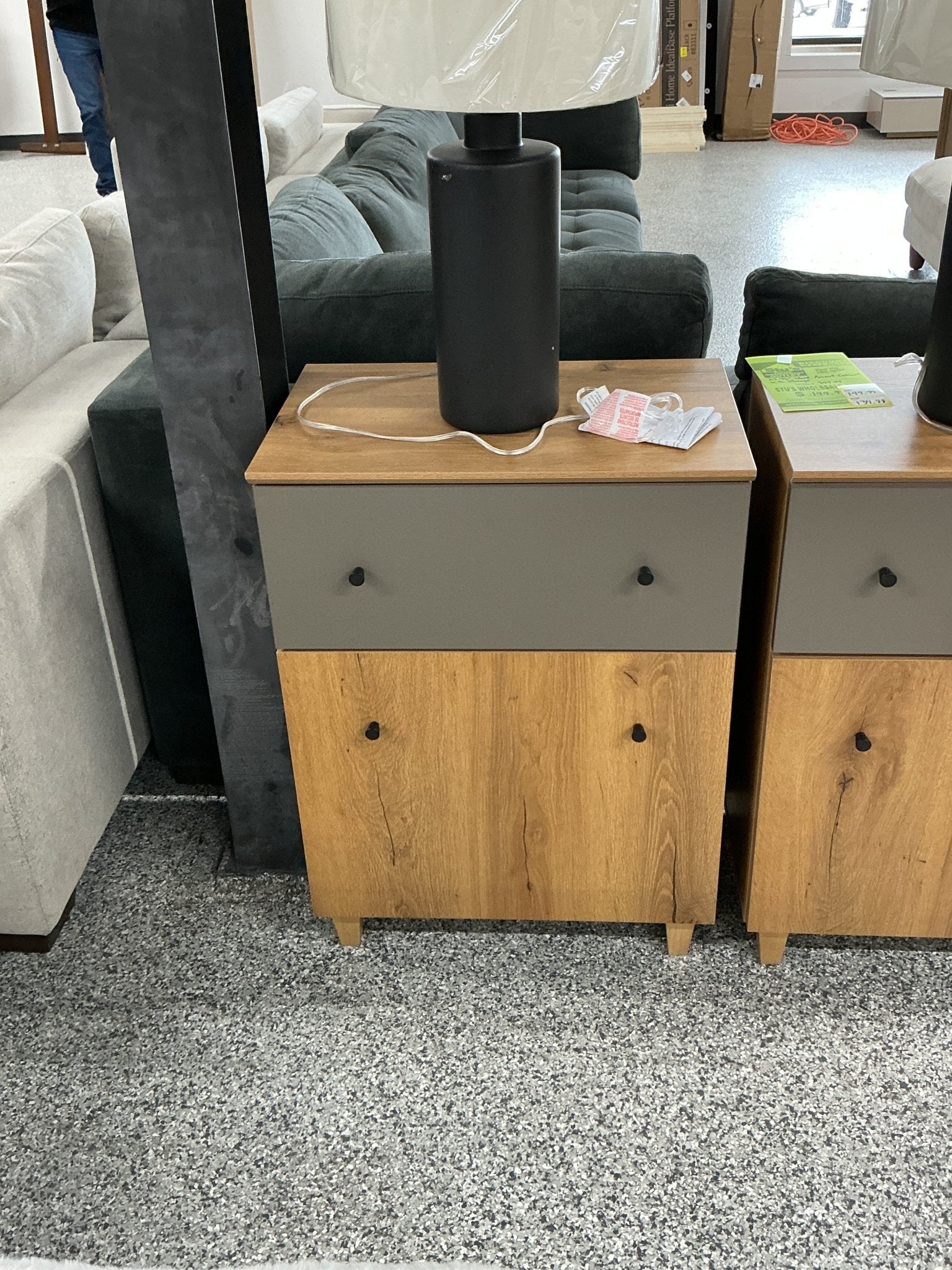 23.75” Wood Accent Cabinet with Storage✅ - Stu's Home Improvement Outlet