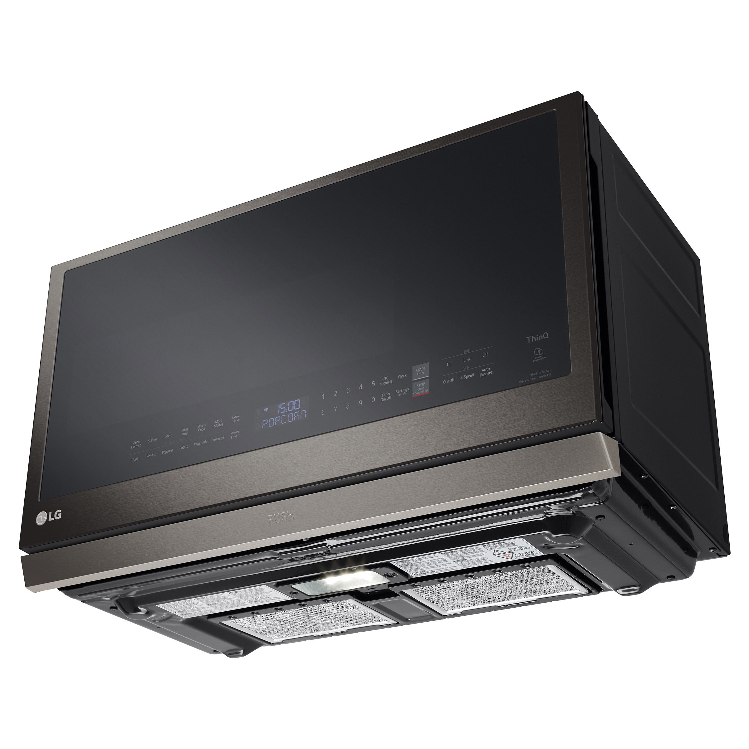 LG 2.1 cu. ft. Wi-Fi Enabled Over-the-Range Microwave Oven with EasyClean (MVEL2033D)