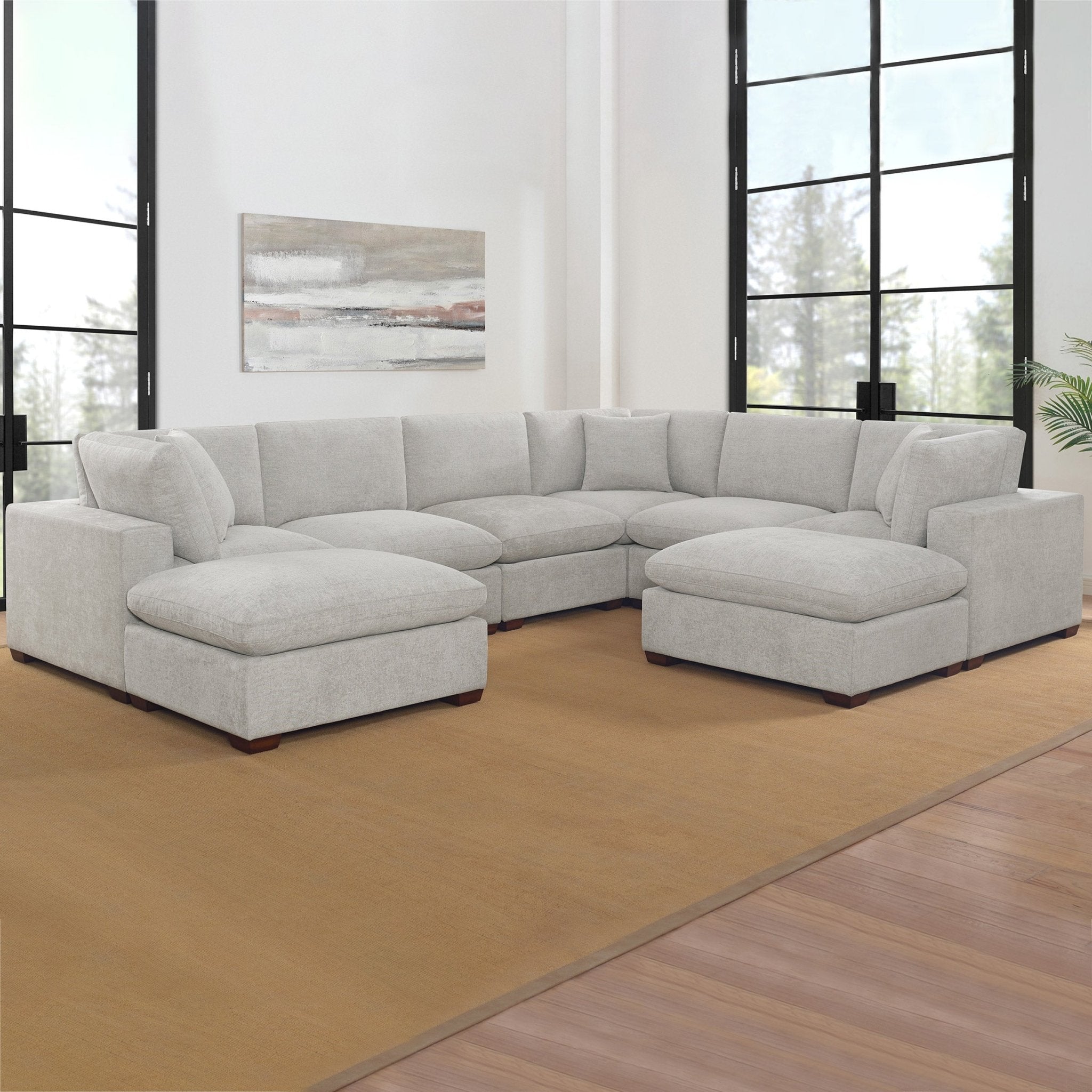 Thomasville Lowell 8 - piece Modular Sectional - Stu's Home Improvement Outlet