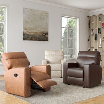 Brando Fabric Glider Recliner