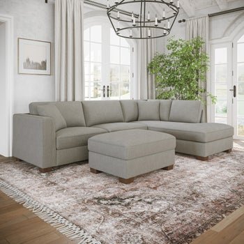 Thomasville Walsen Sectional with Storage Ottoman - Stu's Home Improvement Outlet