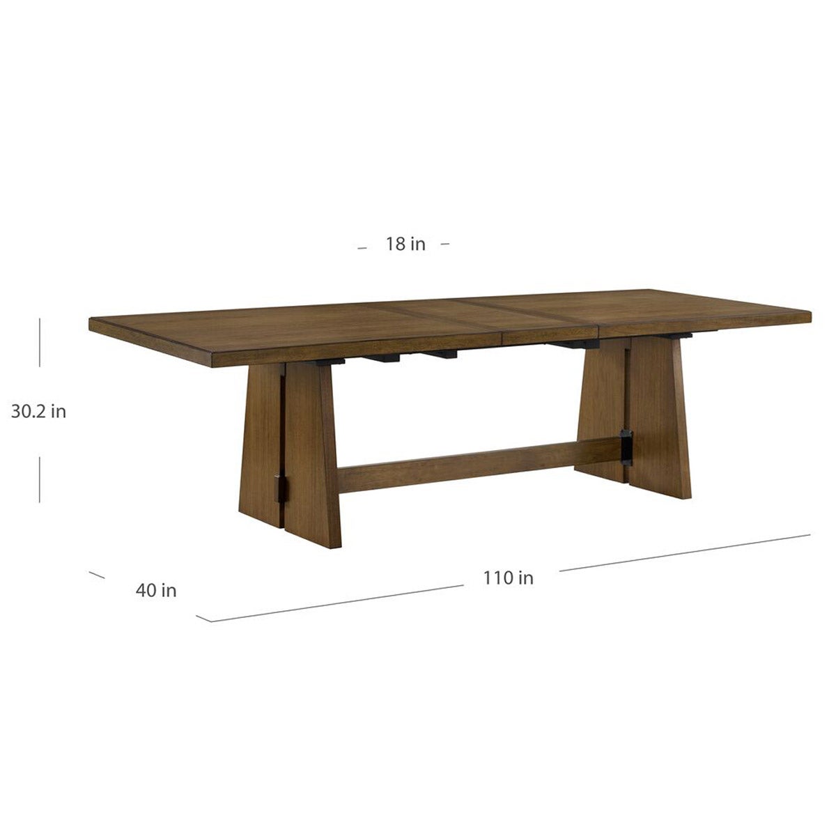 Thomasville Kayde 92 - 110 Wood Dining Table - Stu's Home Improvement Outlet