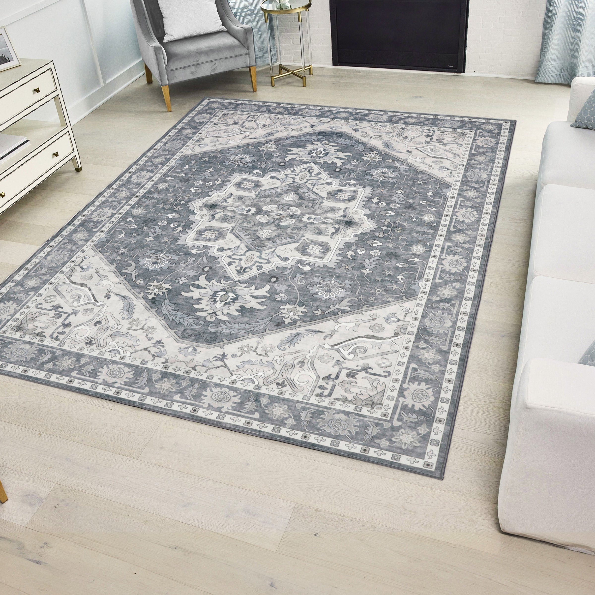 Wyatt & Ash Washable Indoor Area Rug, Darya