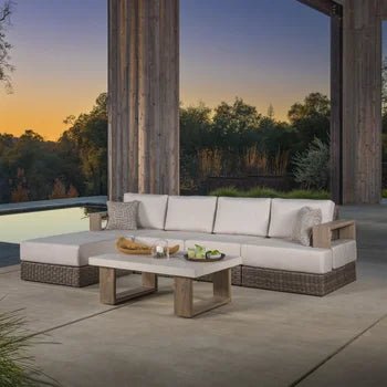 SunVilla Theo 6 - piece Outdoor Patio Modular Sectional Set - Stu's Home Improvement Outlet