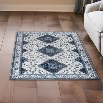 Wyatt & Ash Washable Indoor Area Rug, Cyrus 3' x 5'