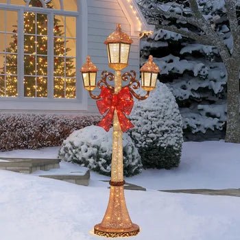 7’ LED Triple Lamp Post - Stu's Home Improvement Outlet